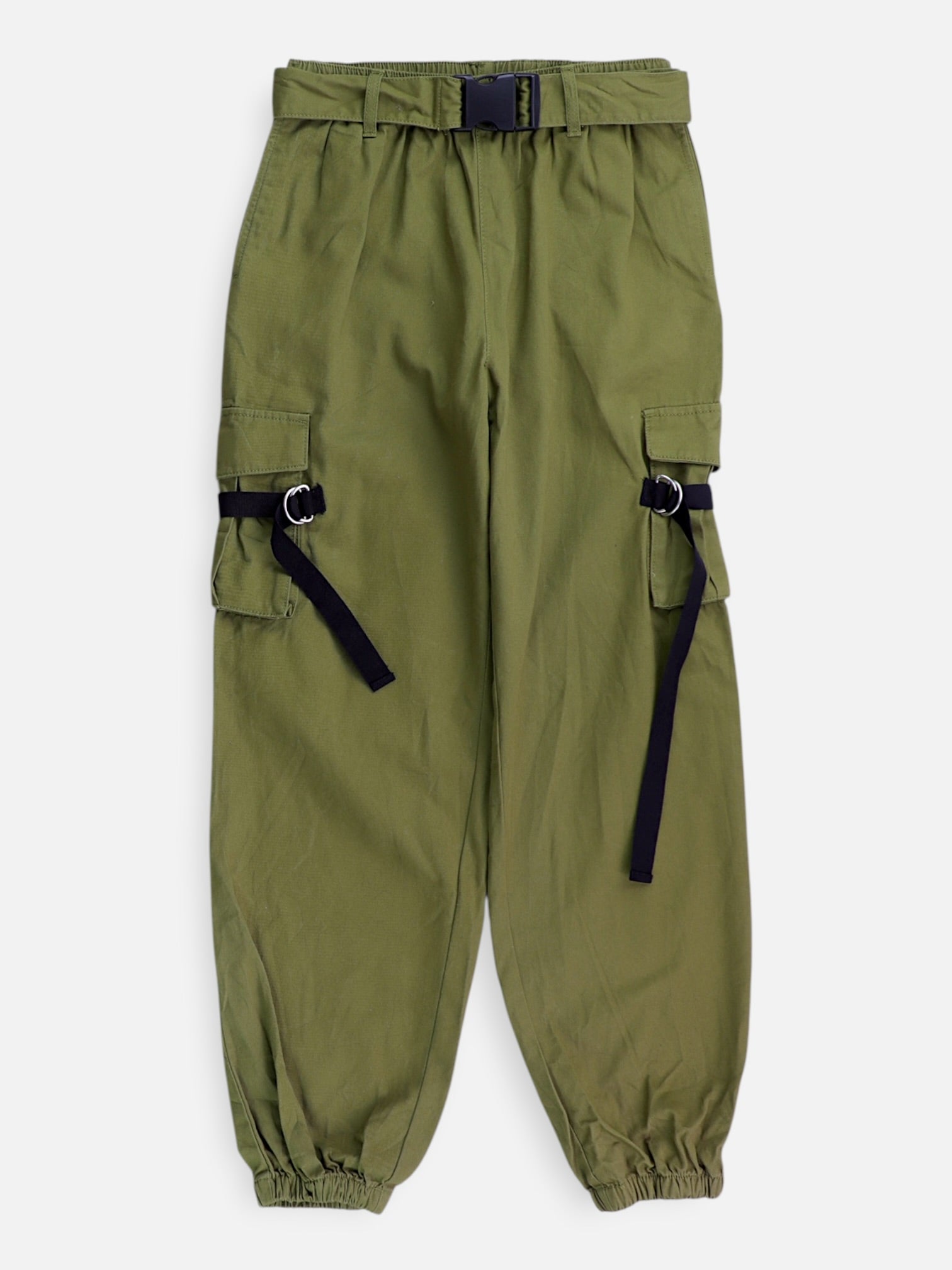 Forever 21 Pantalon Regular Fit Cargo - Mujer - Small