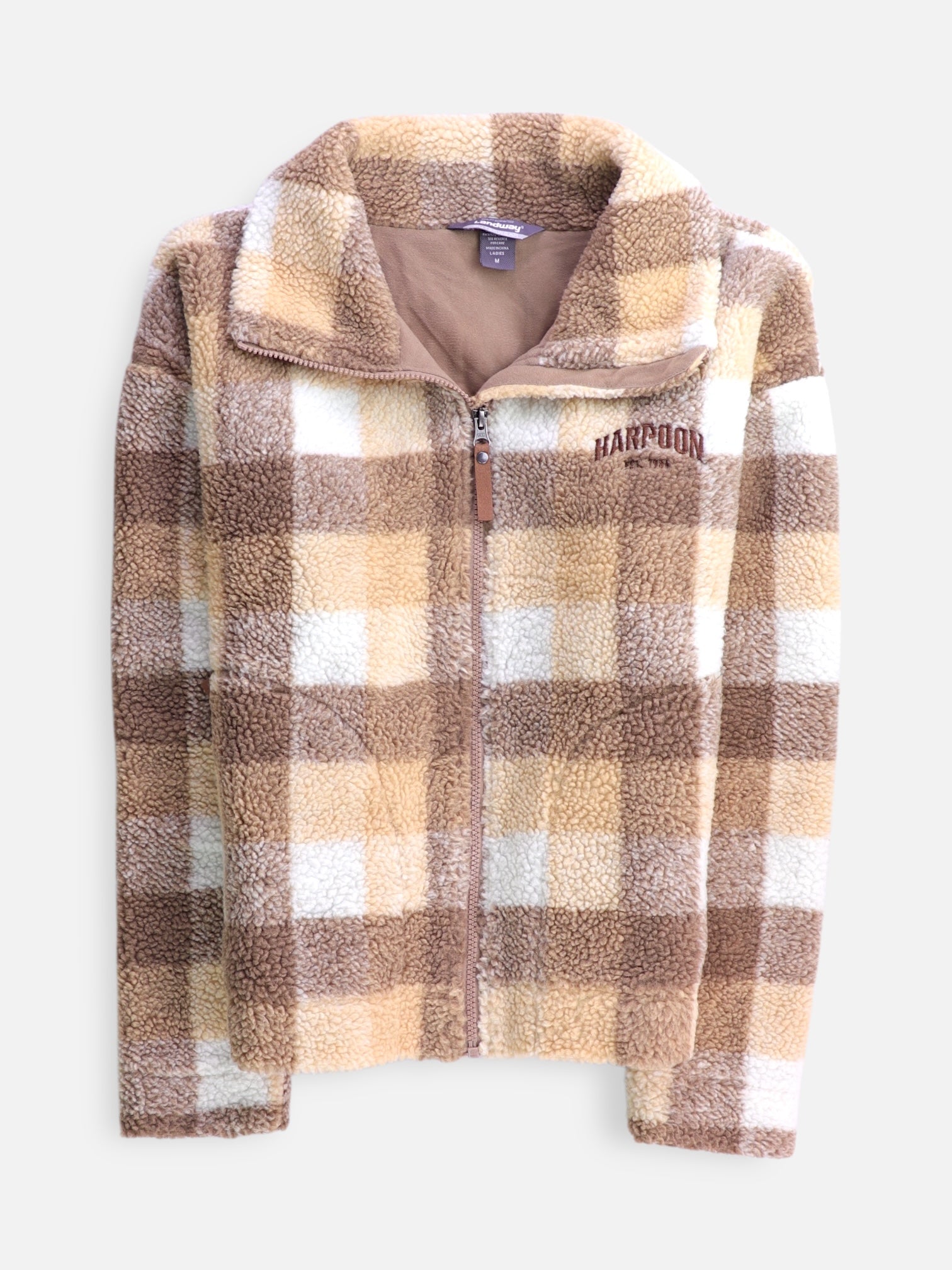 Sueter Fleece Color Block - Mujer - Medium