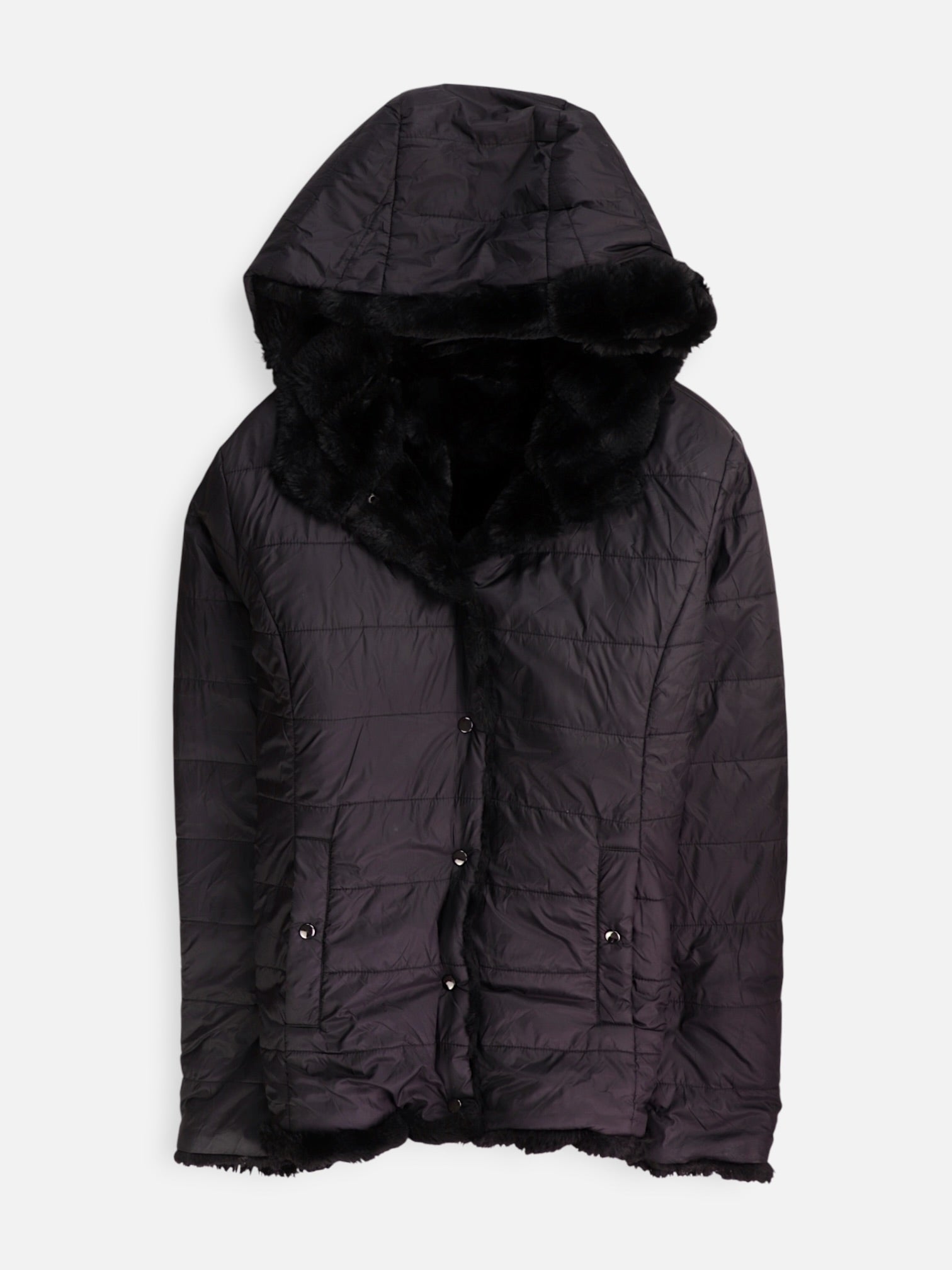 Chaqueta Puffer Reversible - Mujer - N/A