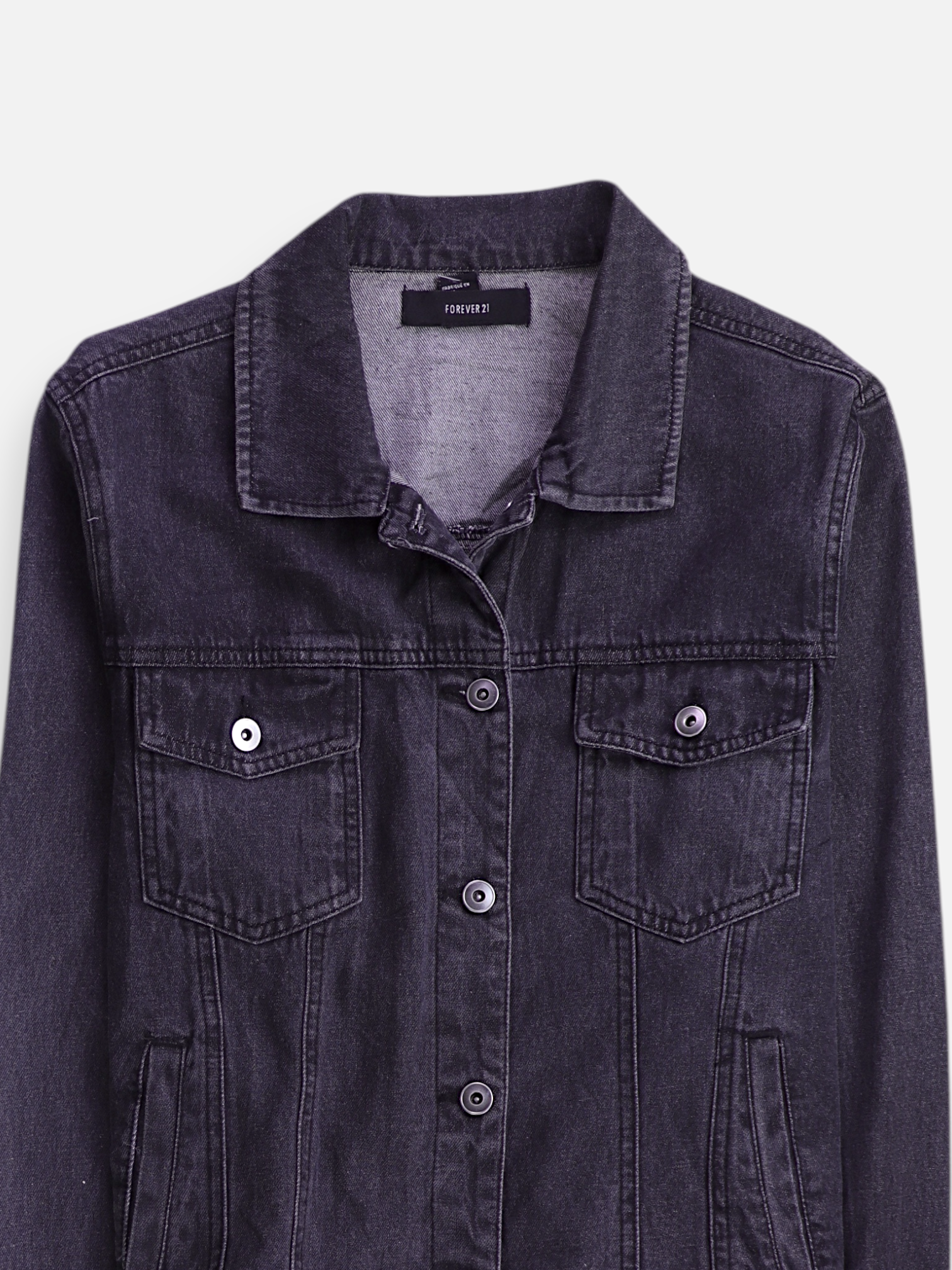 Forever 21 Chaqueta Casual Basic - Mujer - Large