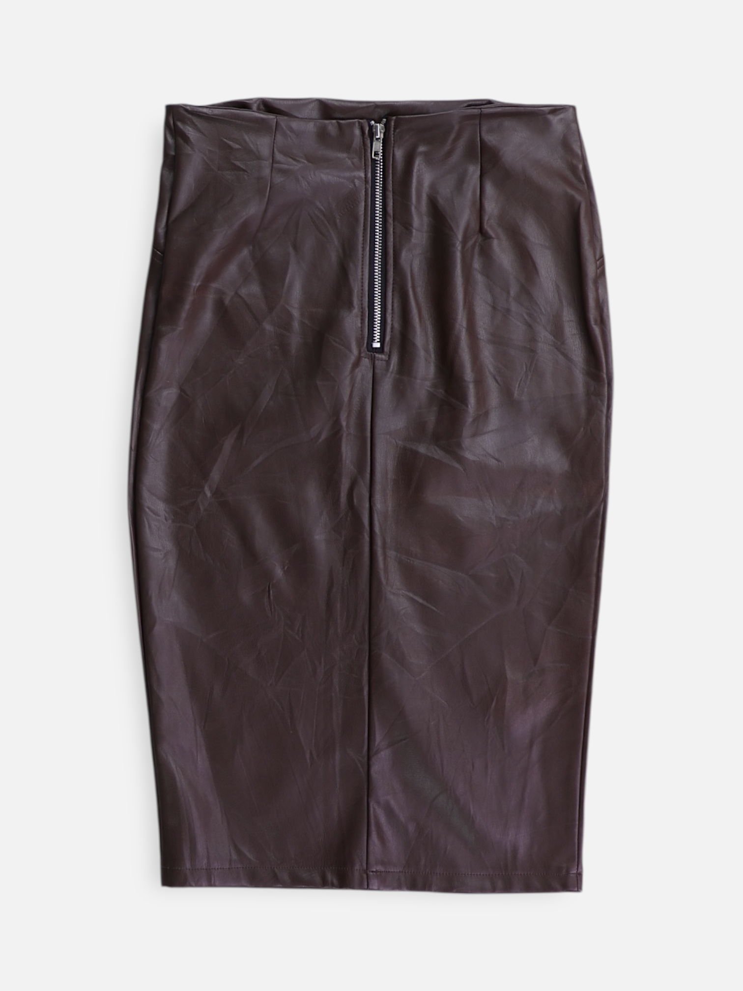 SHEIN Falda Cuero - Mujer - XS