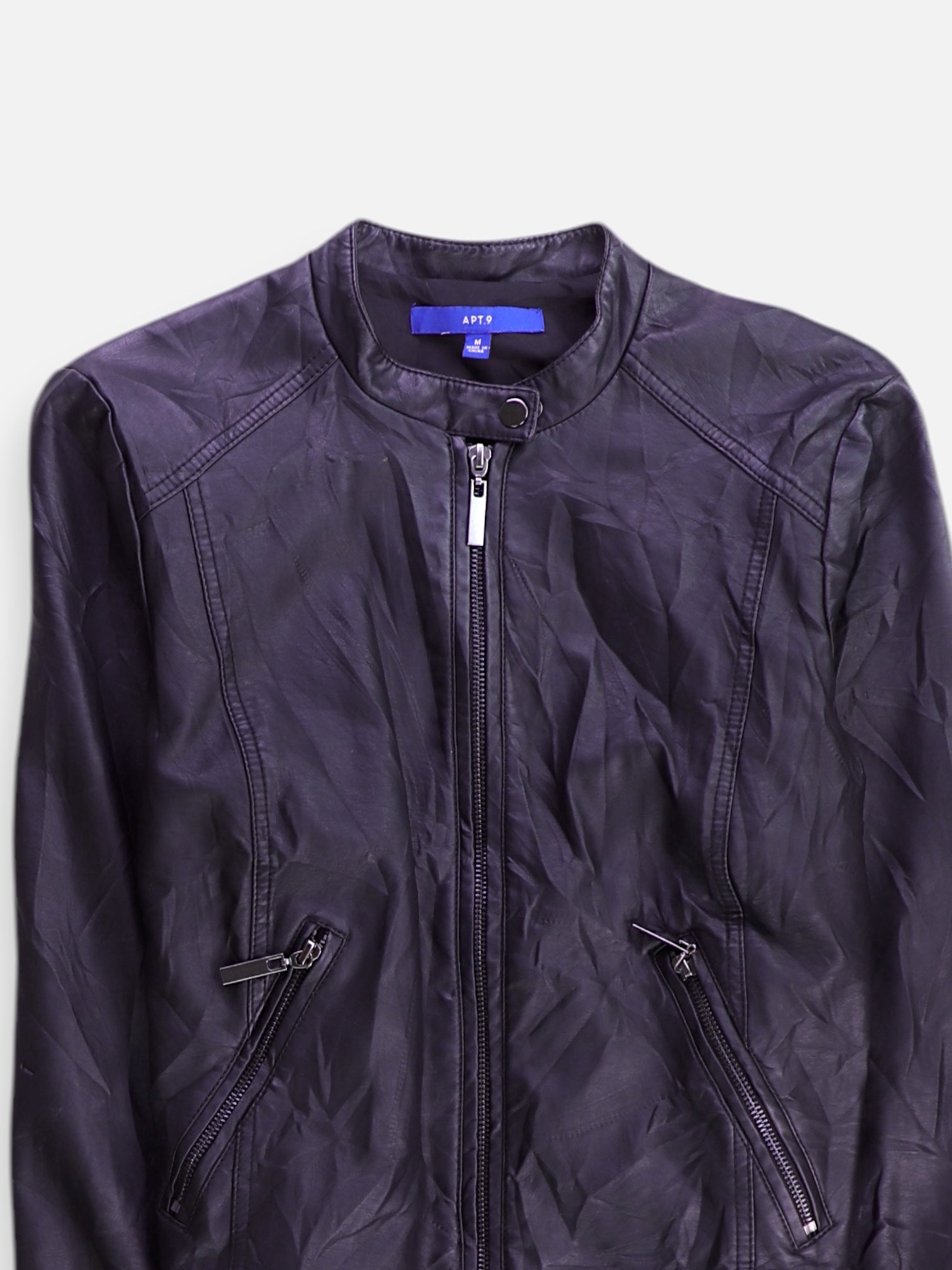 APT.9 Chaqueta Casual Cuero - Mujer - Medium