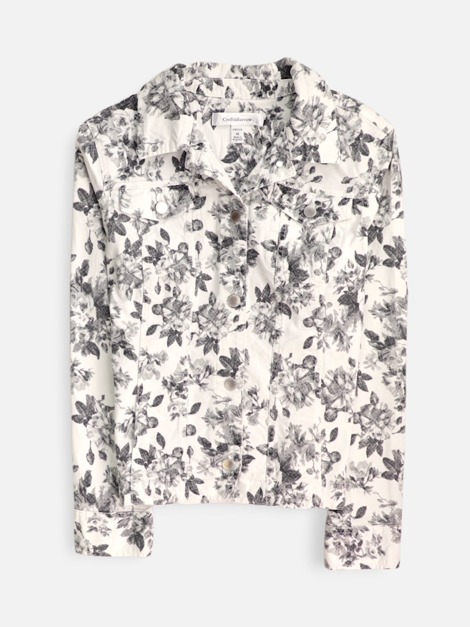 Croft & Barrow Chaqueta Casual Basic - Mujer - Medium