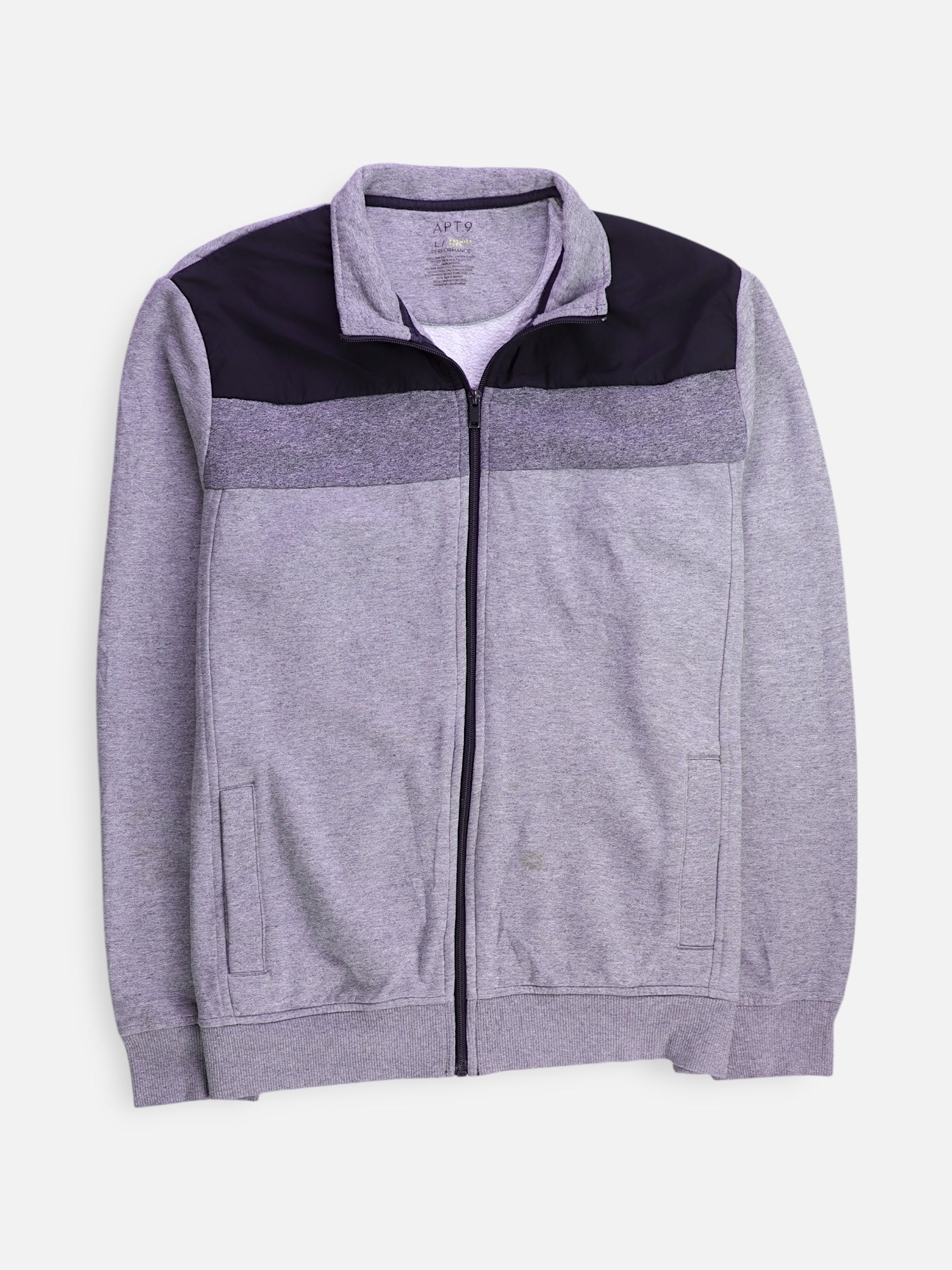 APT.9 Sudadera Fleece Basic - Hombre - Large