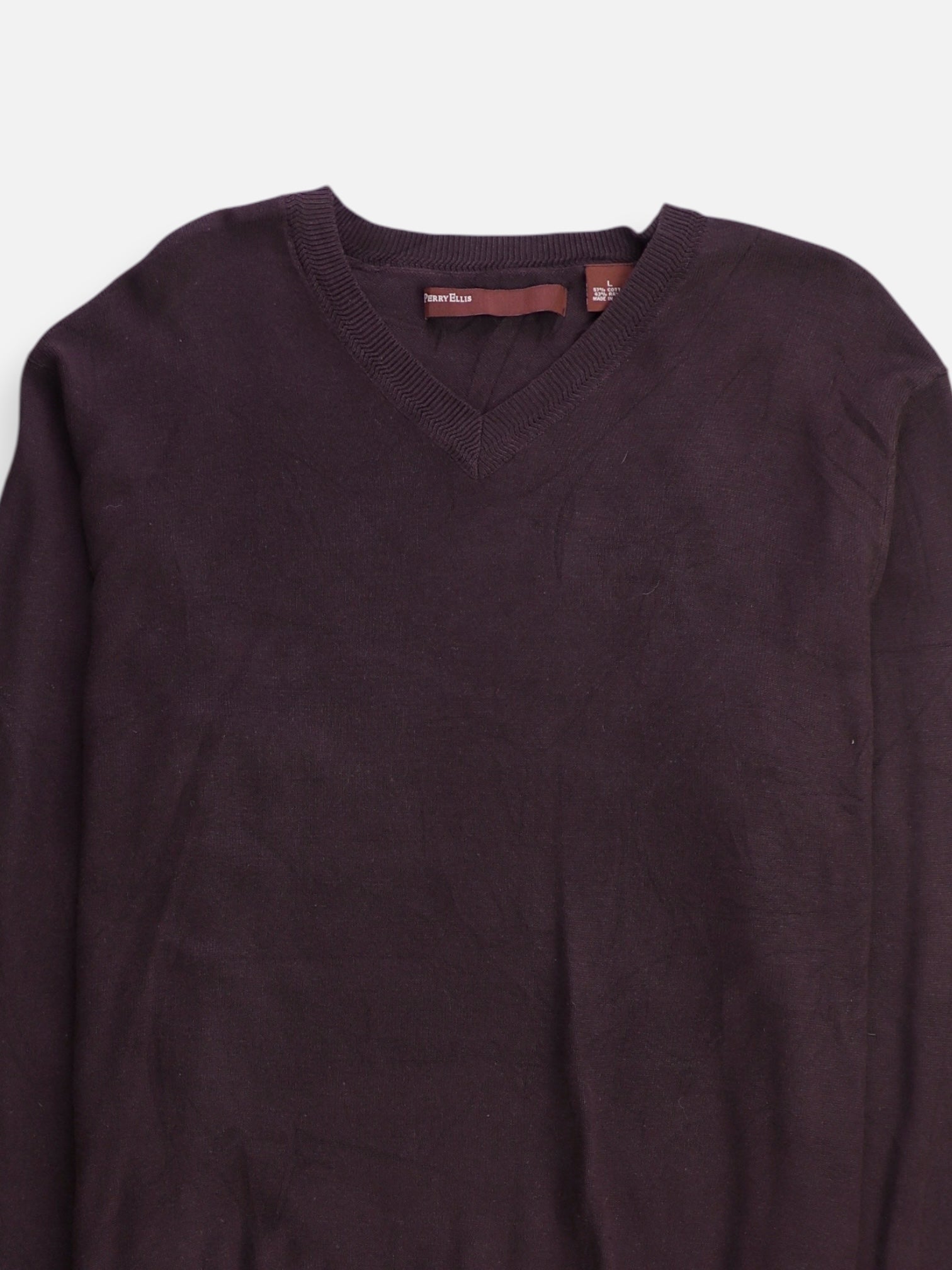 Perry Ellis Sueter Knit Casual - Hombre - Large