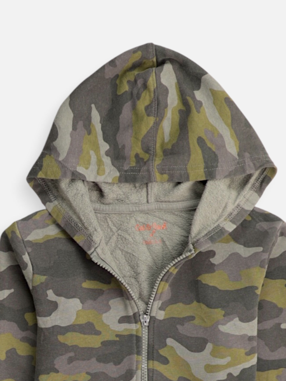 Cat & Jack  Sudadera Hoodie Militar - Niño - N/A - 4-5T (Toddler)
