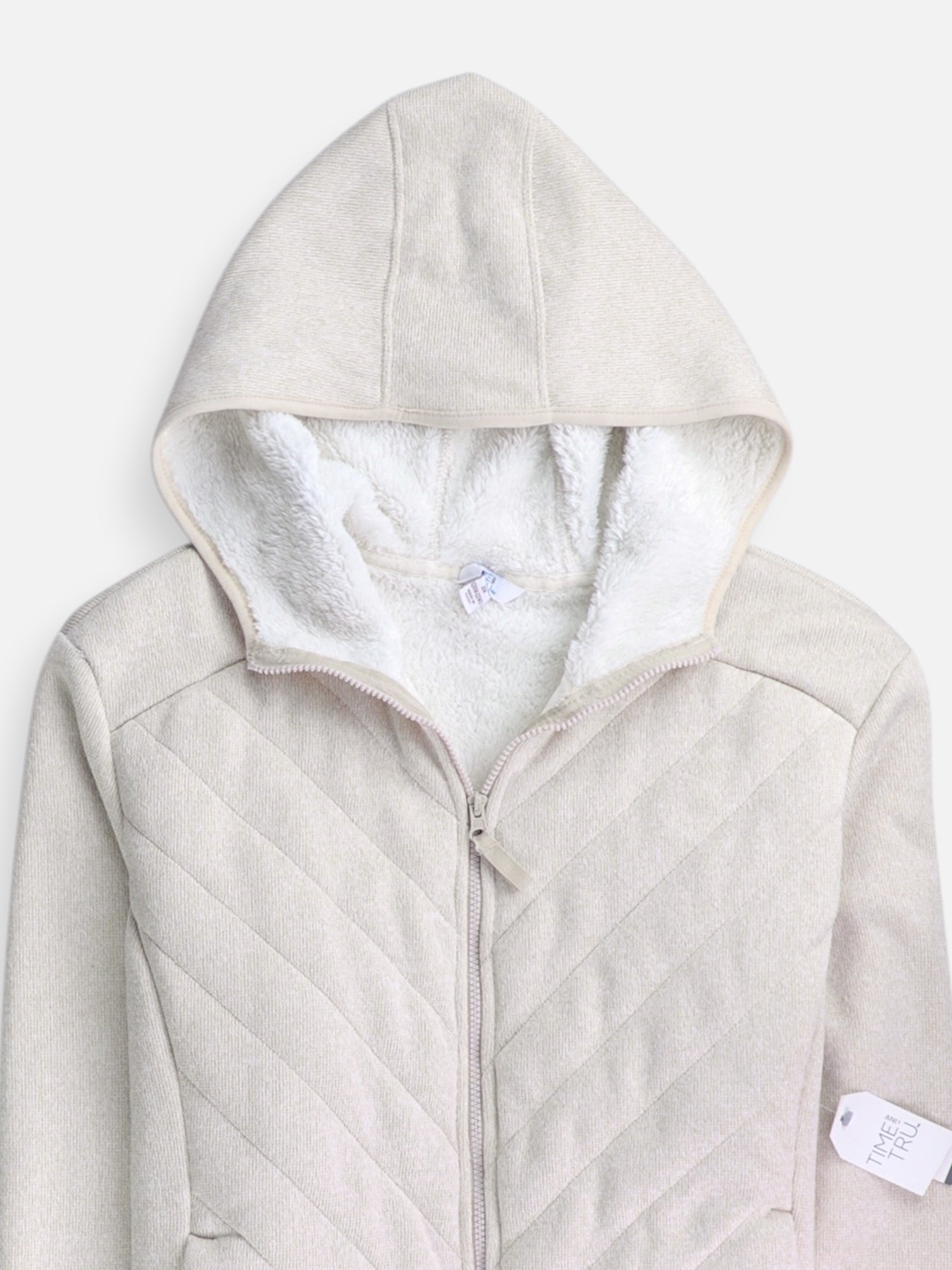 TIME THRU Sudadera Hoodie Basic - Mujer - 2XL