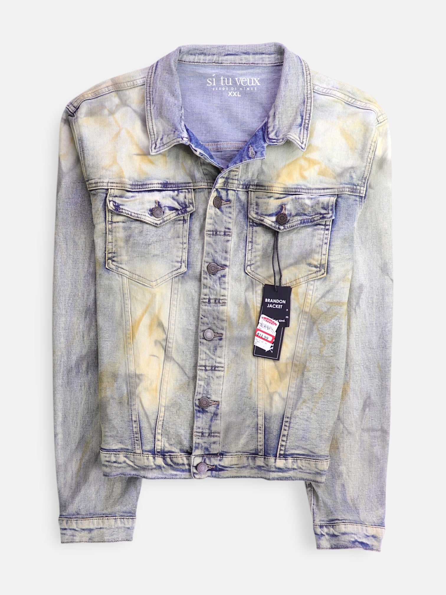 Chaqueta Denim  Basic - Hombre - 2XL