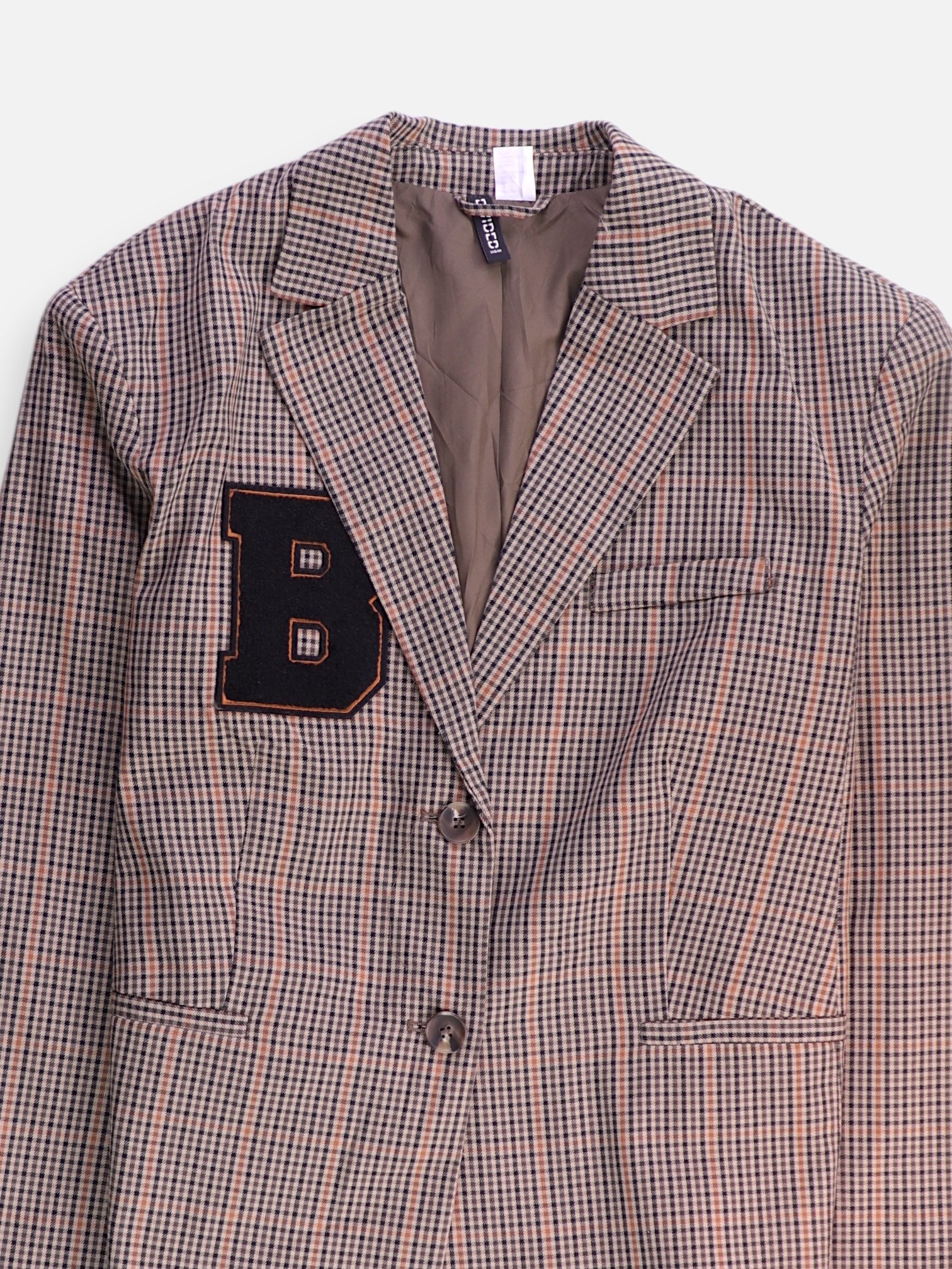 H&M Blazer Plaid Types - Hombre - Small