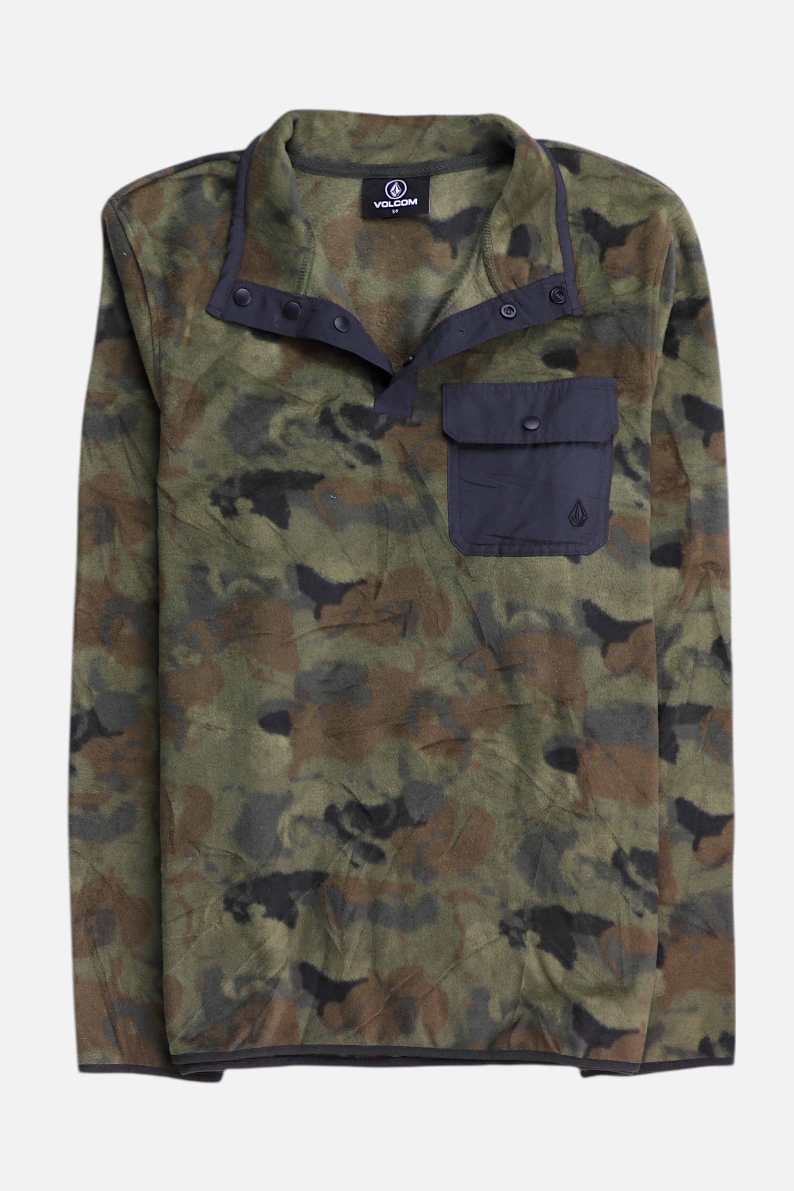 Volcom  Sueter Fleece Militar - Hombre - S PETITE