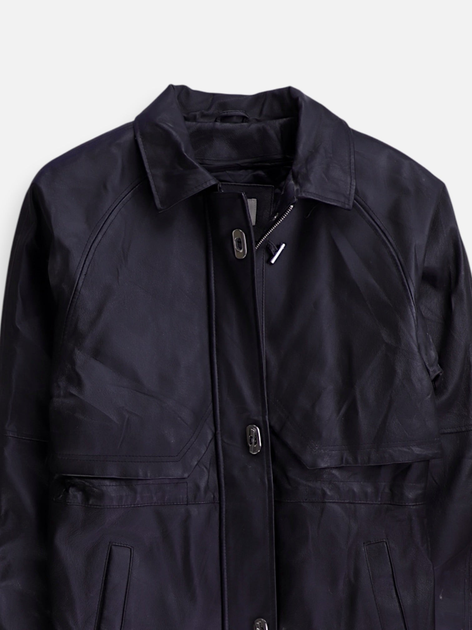 Croft & Barrow Chaqueta Casual Cuero - Hombre - Small