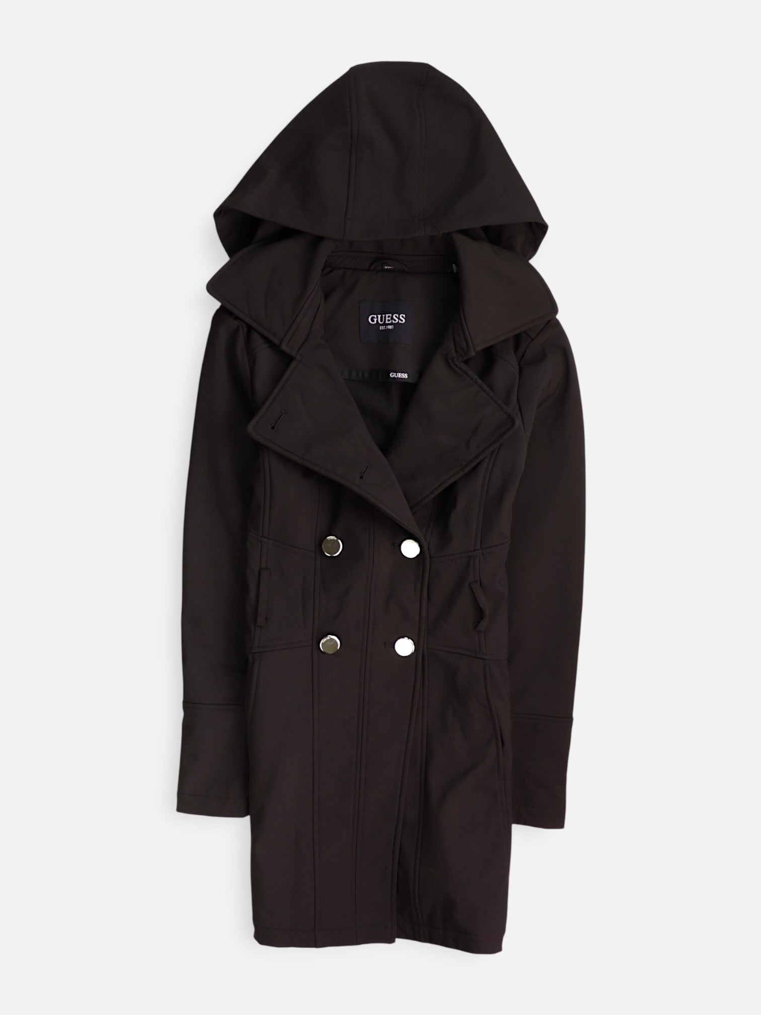 Guess Abrigo Donble breasted trench Casual - Mujer - Small