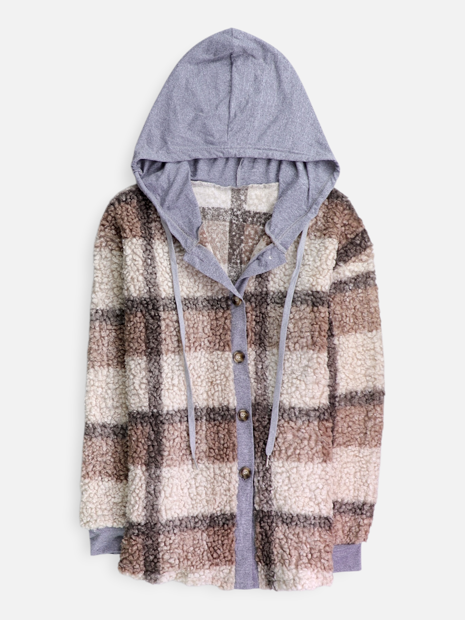 Chaqueta Sobrecamisa Color Block - Hombre - Small