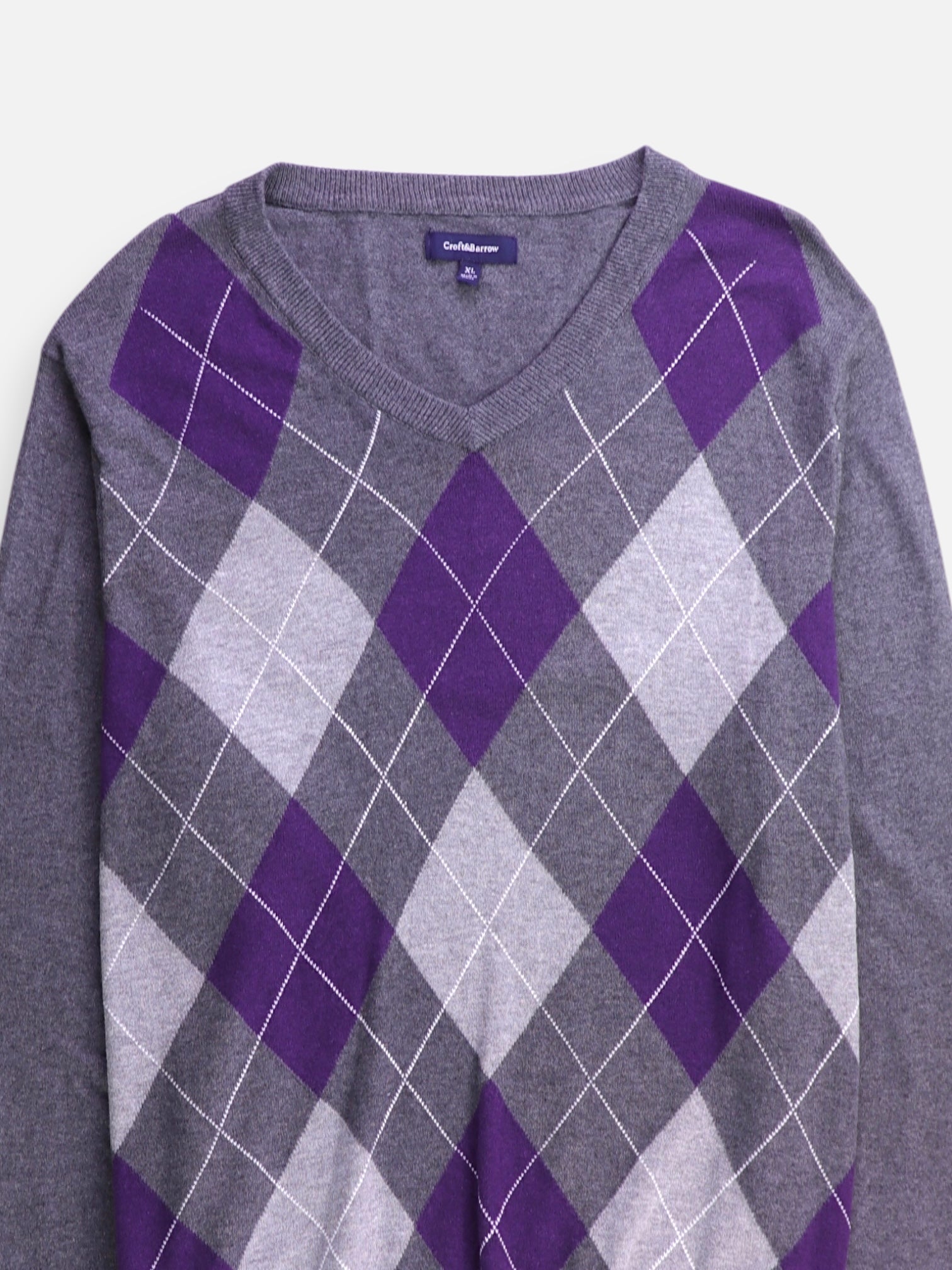 Croft & Barrow Sueter Casual Color Block - Hombre - XL
