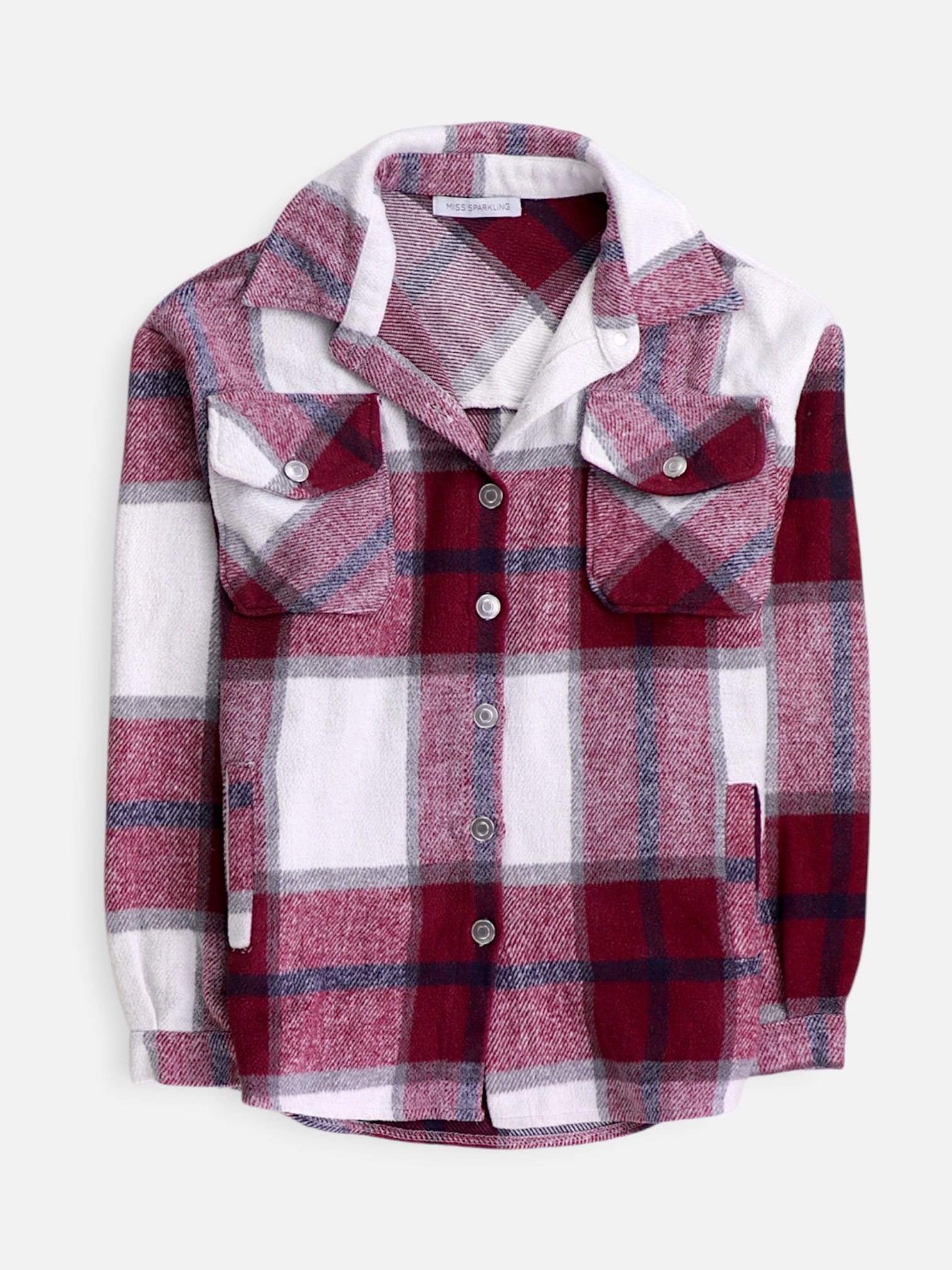 Chaqueta Sobrecamisa Color Block - Mujer - N/A