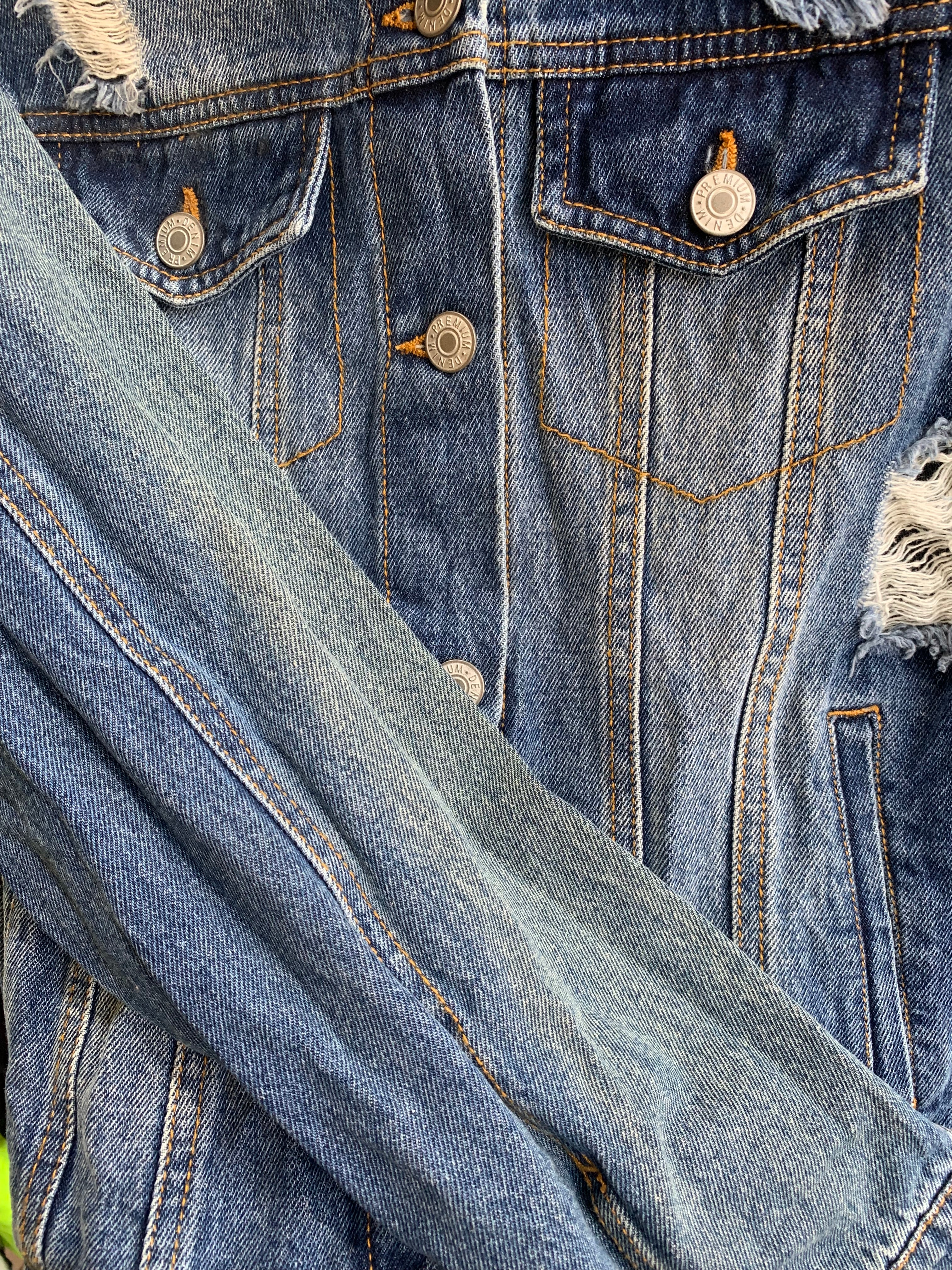 Chaqueta Denim  Basic - Mujer - Large