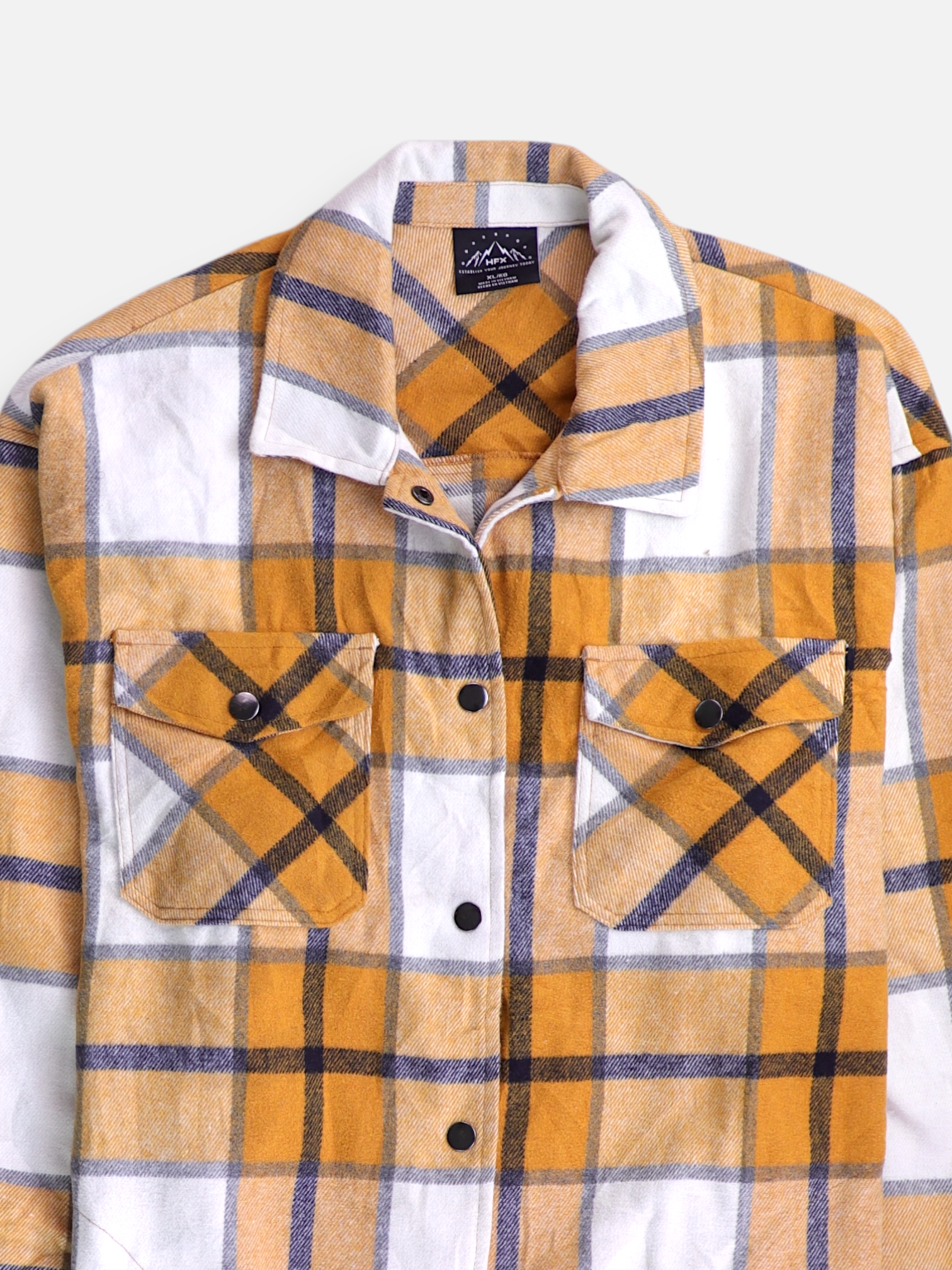 Chaqueta Sobrecamisa Color Block - Hombre - XL