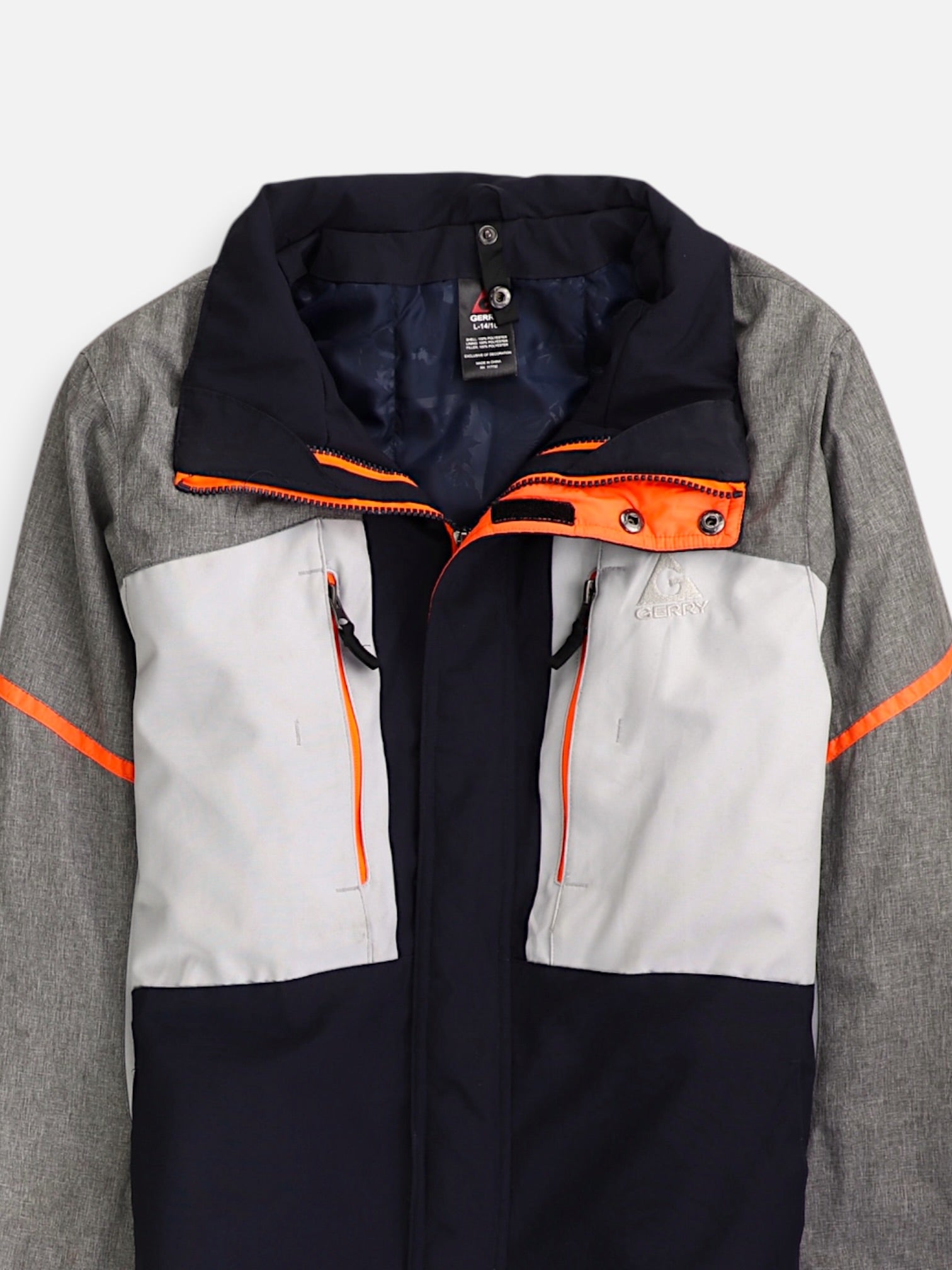 GERRY Chaqueta Impermeable Color Block - Niño - Large - 14-16Y (Años)