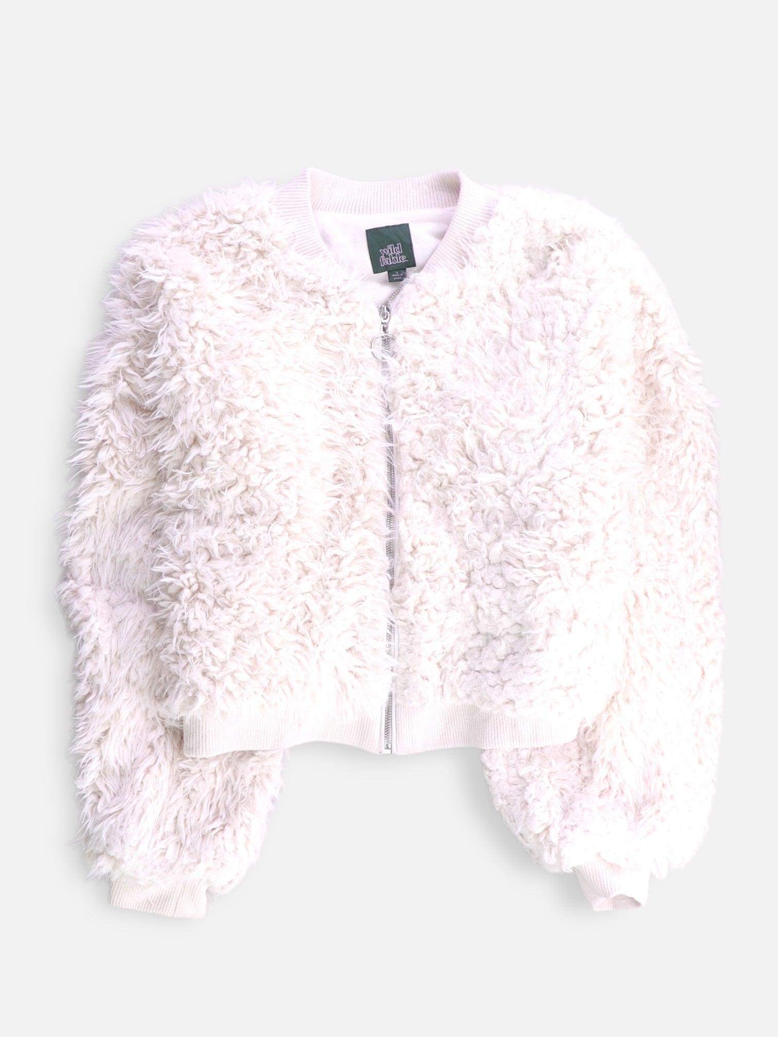 Wild Fable Chaqueta Casual Teddy - Mujer - Large