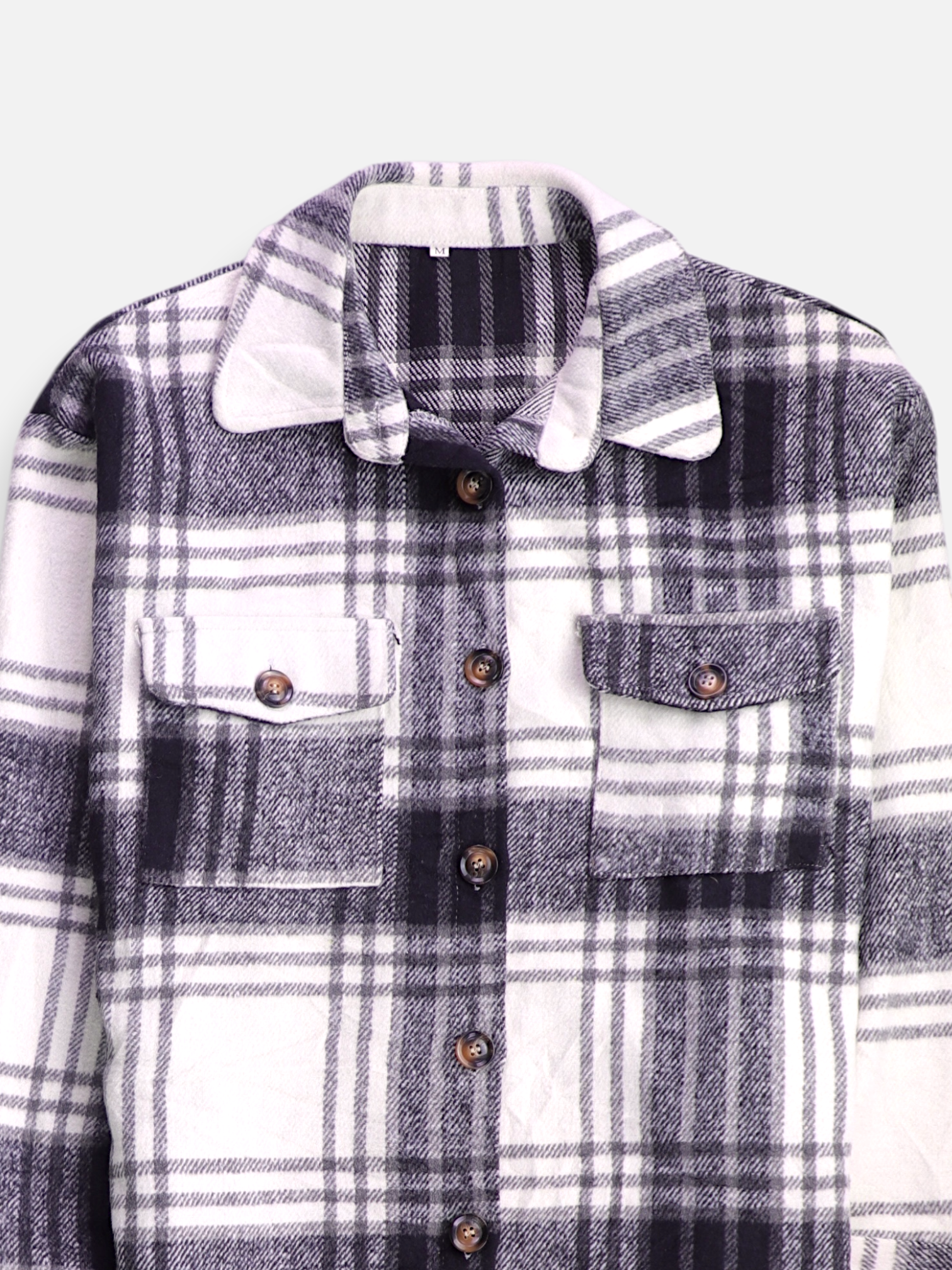 Chaqueta Sobrecamisa Largo - Mujer - Medium