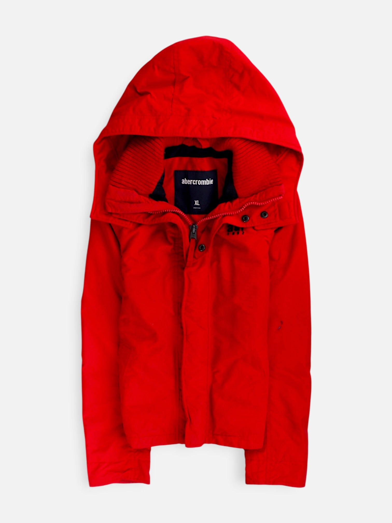 Abercrombie & Fitch Chaqueta Impermeable Basic - Mujer - XL