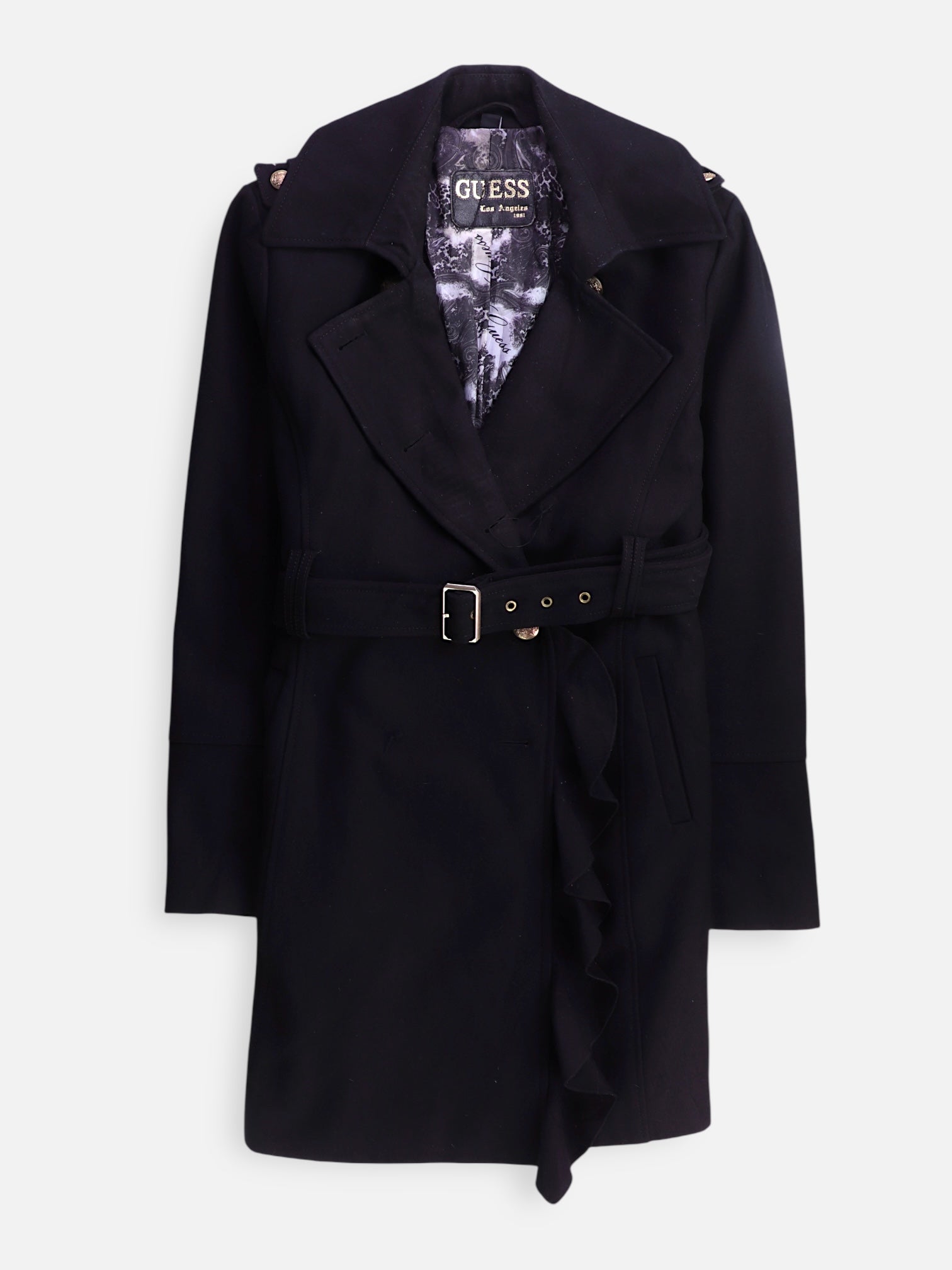 Guess Abrigo Trench Coat Casual - Mujer - XL
