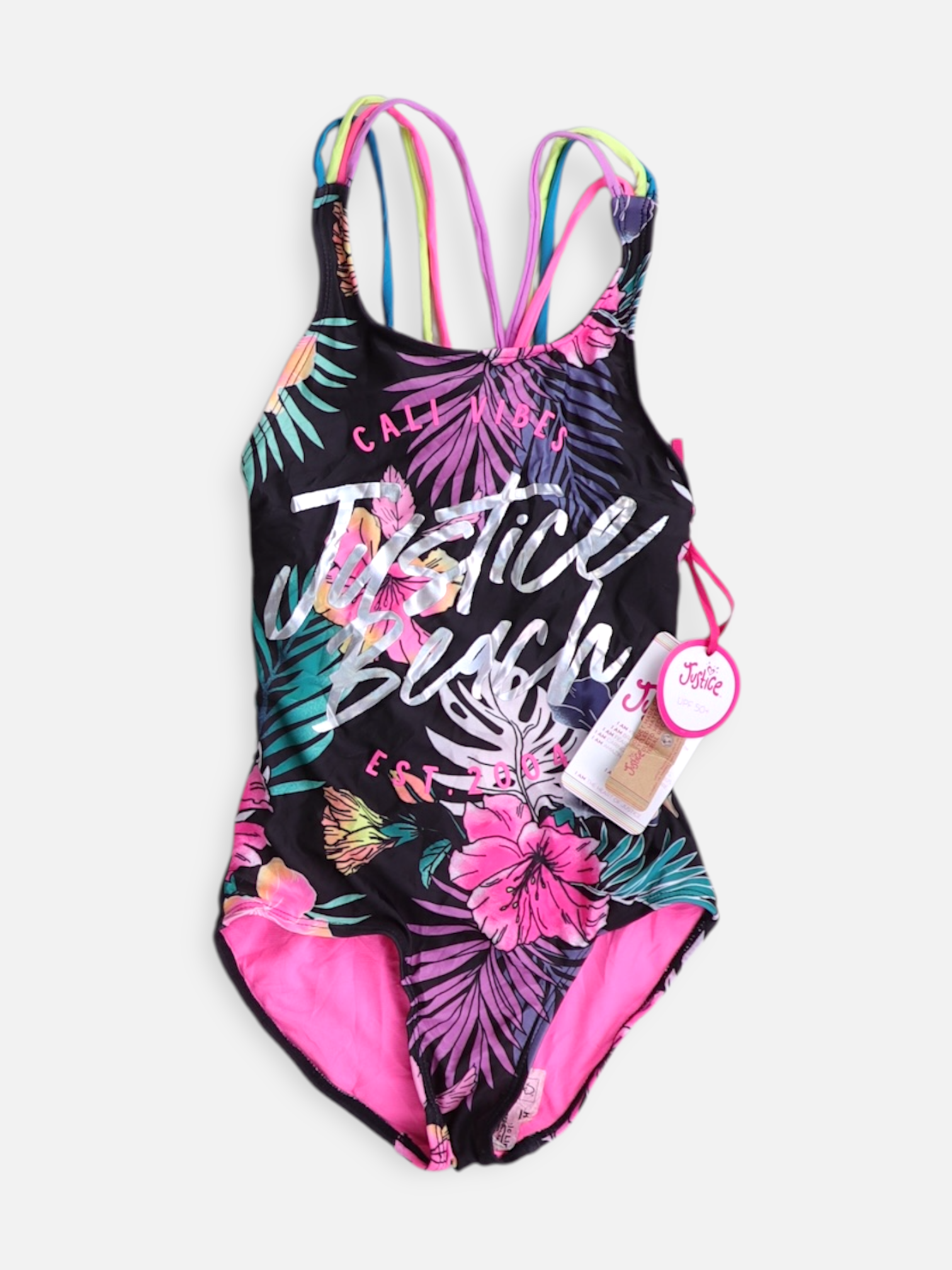 JUSTICE Traje de Verano Una pieza - Niña - Small - 7-8Y (Años)