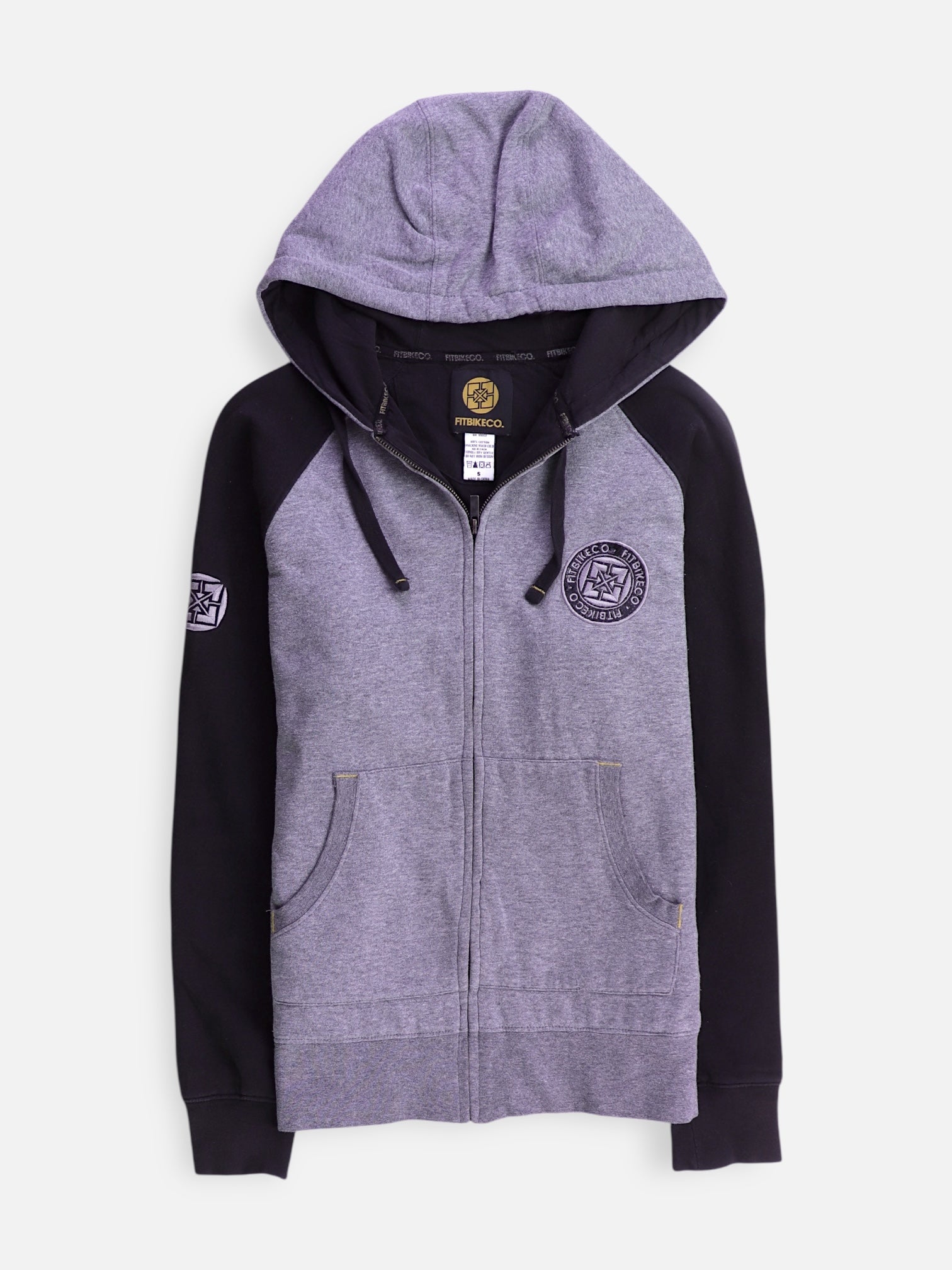 Sudadera Hoodie Color Block - Hombre - Small