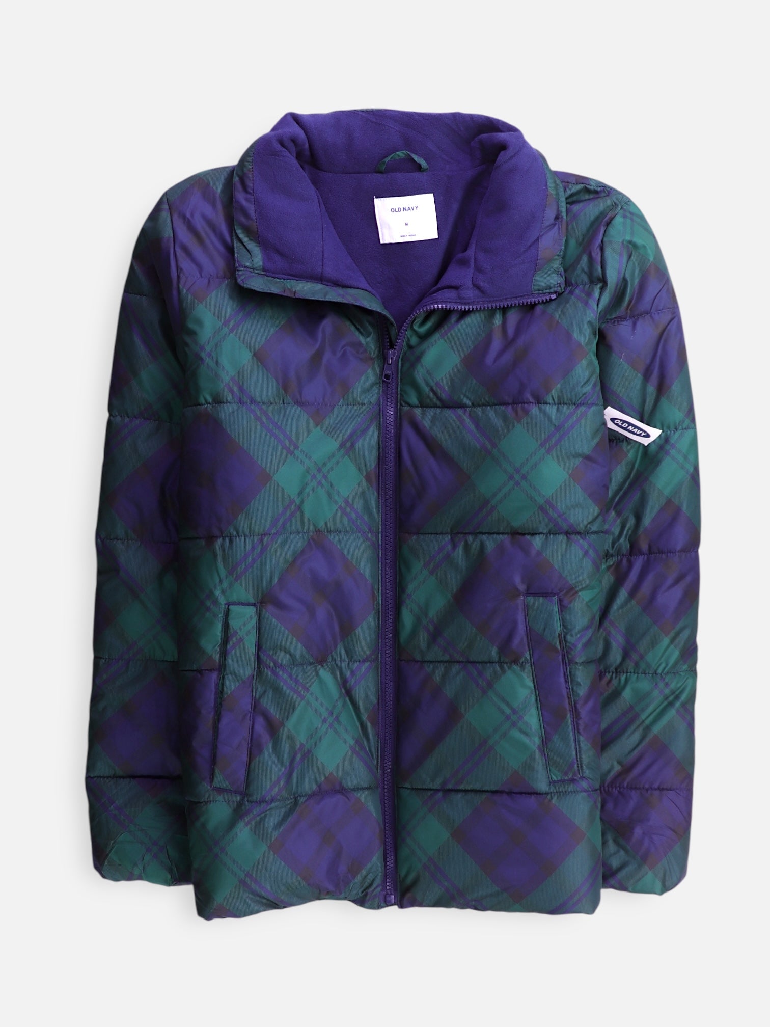 Old Navy Chaqueta Puffer Impermeable - Hombre - Medium