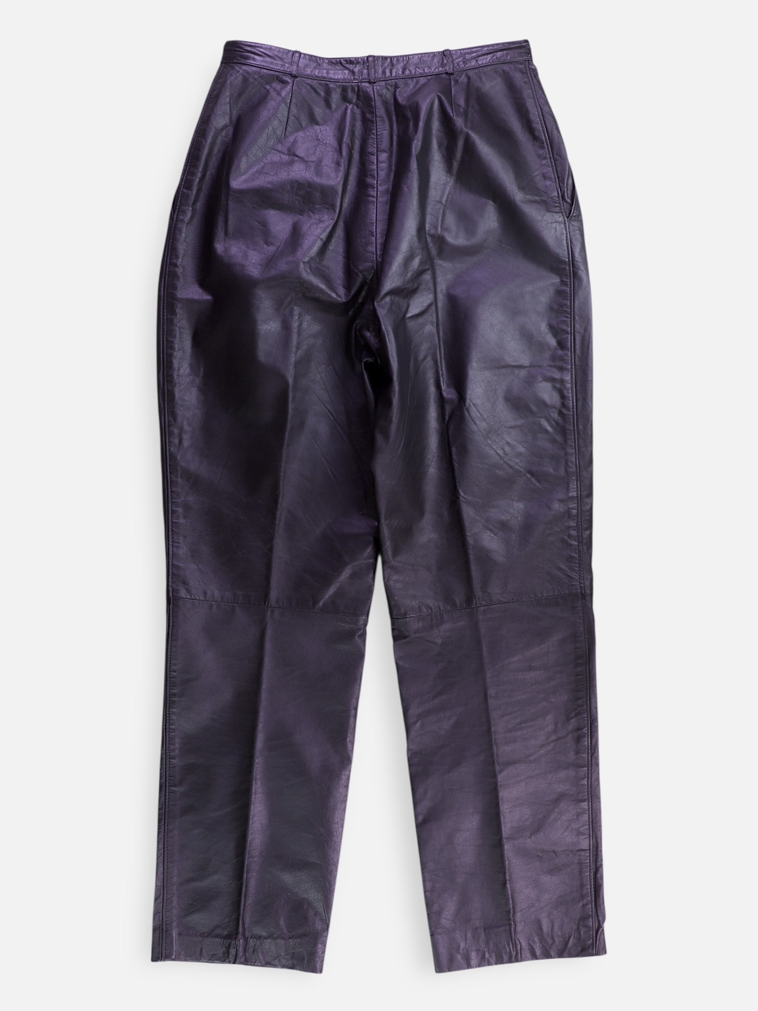Pantalon Regular Fit Cuero - Mujer - 11