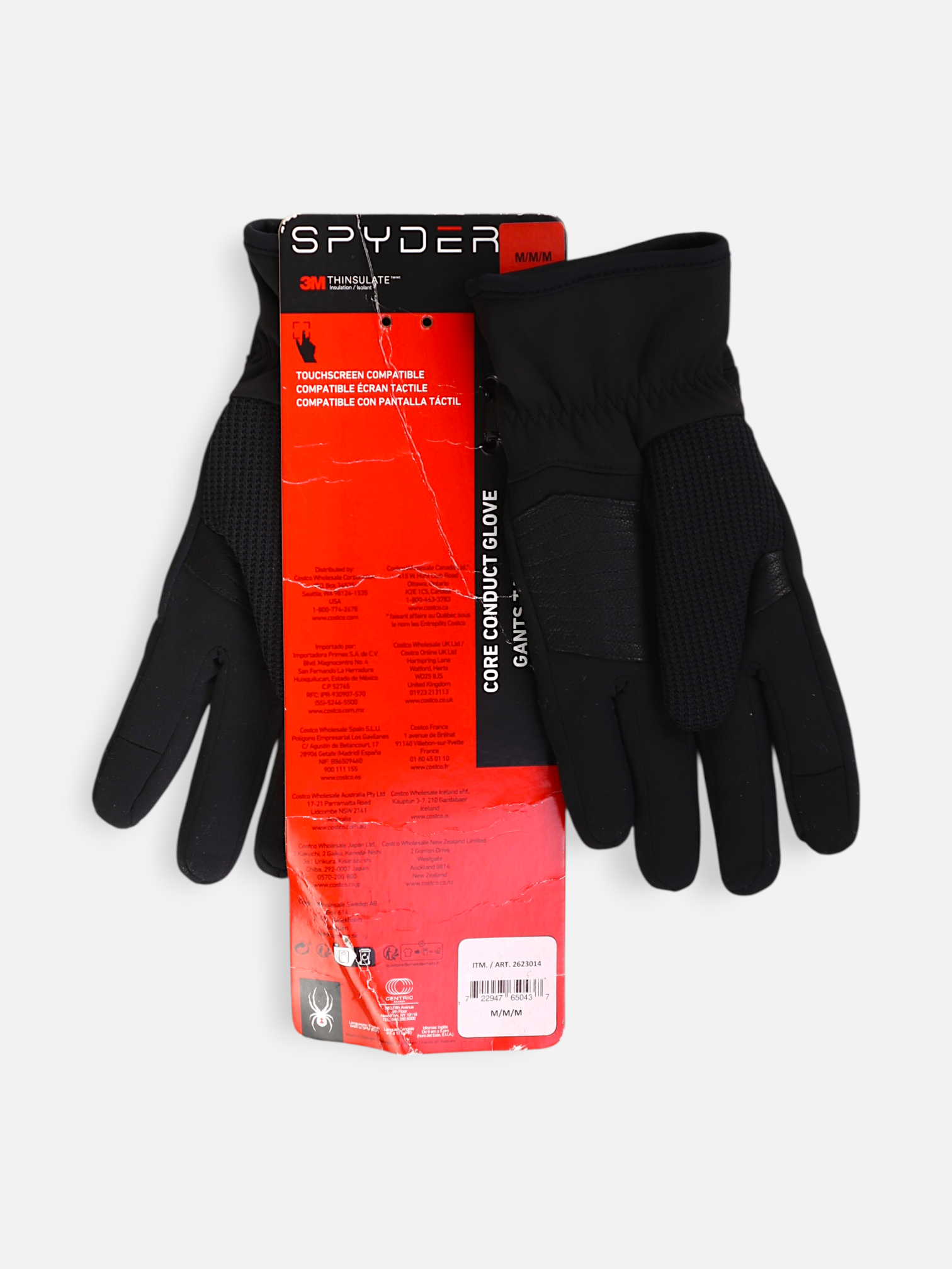 SPYDER  Guantes  Basic - Hombre - Medium