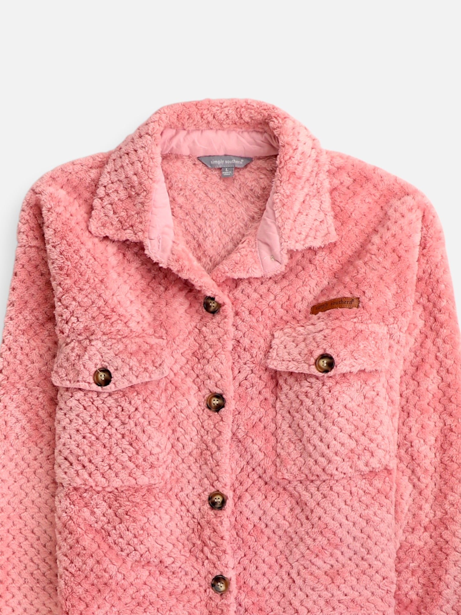 Chaqueta Sobrecamisa Teddy - Mujer - Large