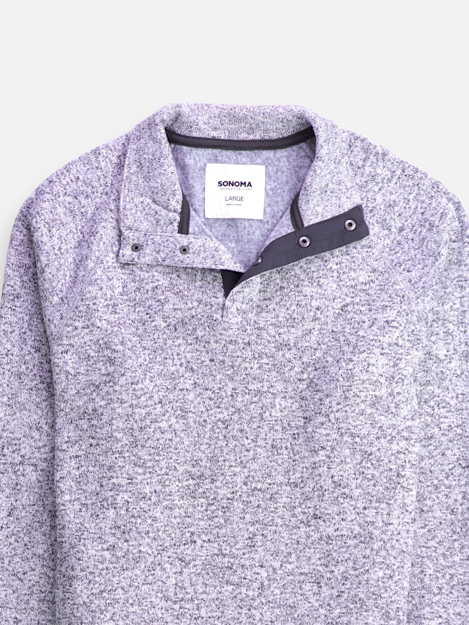 SONOMA Sueter Fleece Casual - Hombre - Large