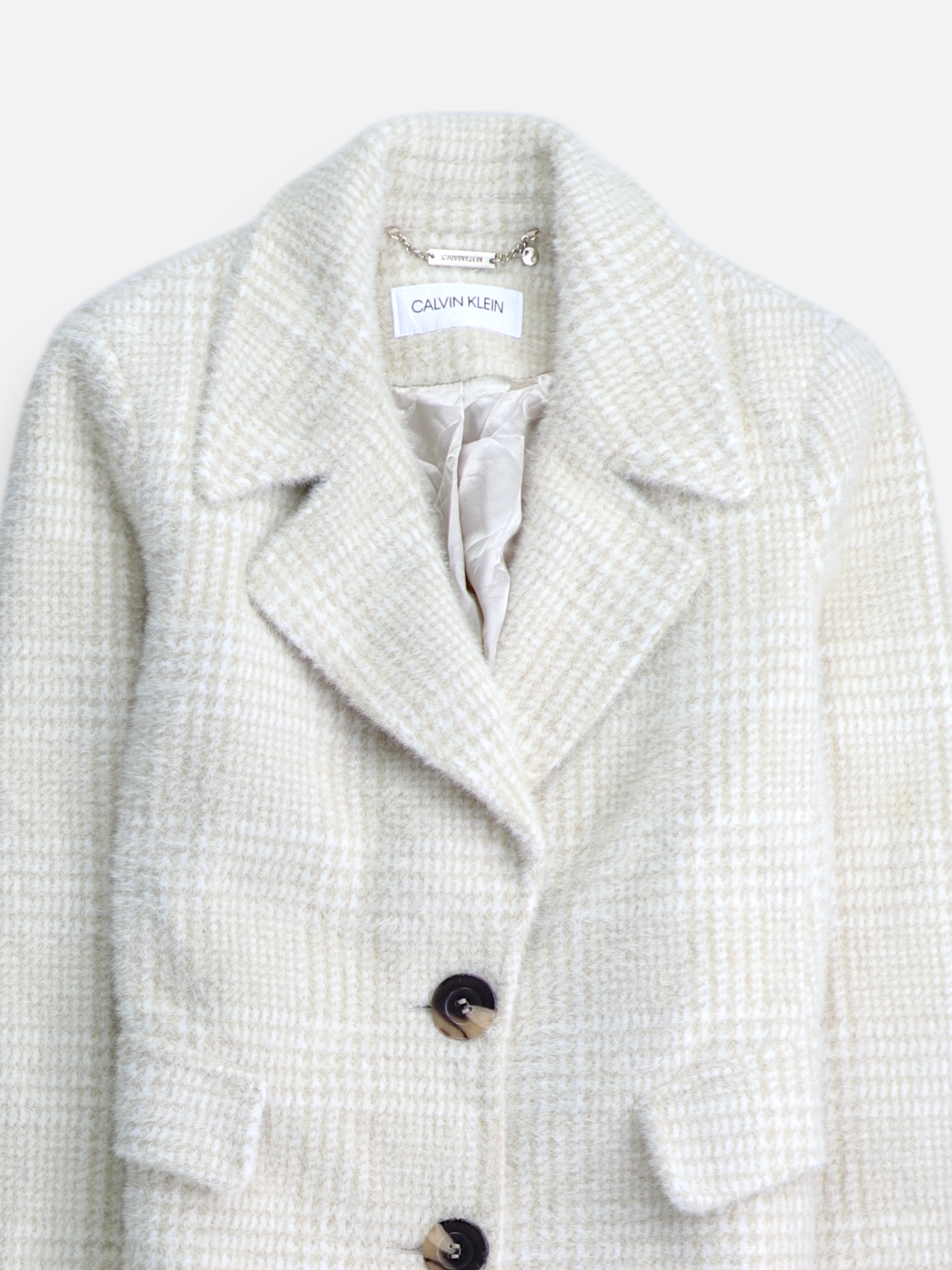 Calvin Klein Abrigo  Single breasted trench Casual - Mujer - S PETITE