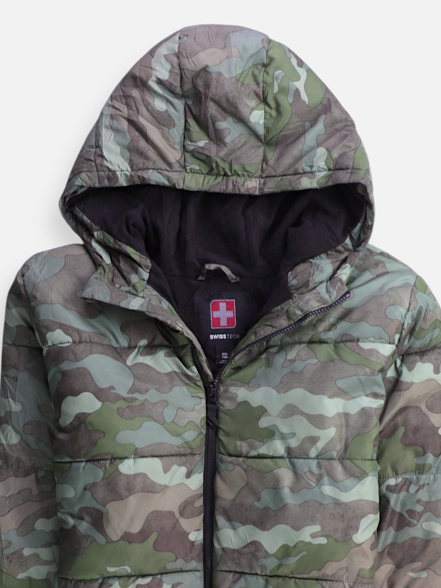 SwissTech Chaqueta Puffer Impermeable - Niño - 2XL - 16-18Y (Años)