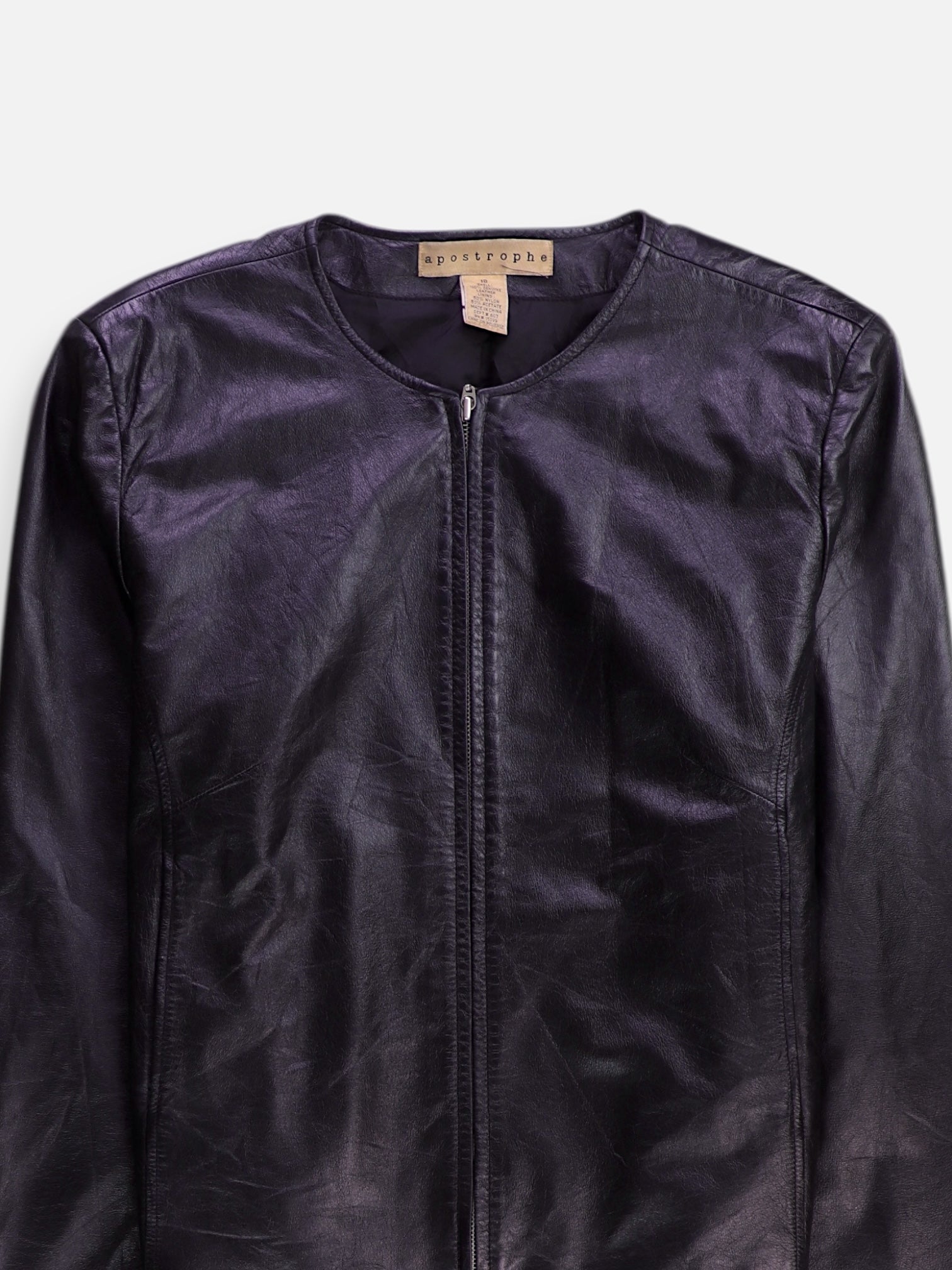 Chaqueta Bomber  Cuero - Mujer - 18