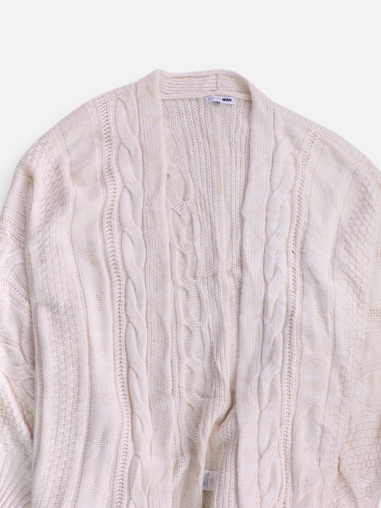 Fashionnova Sueter Knit Casual - Mujer - Large