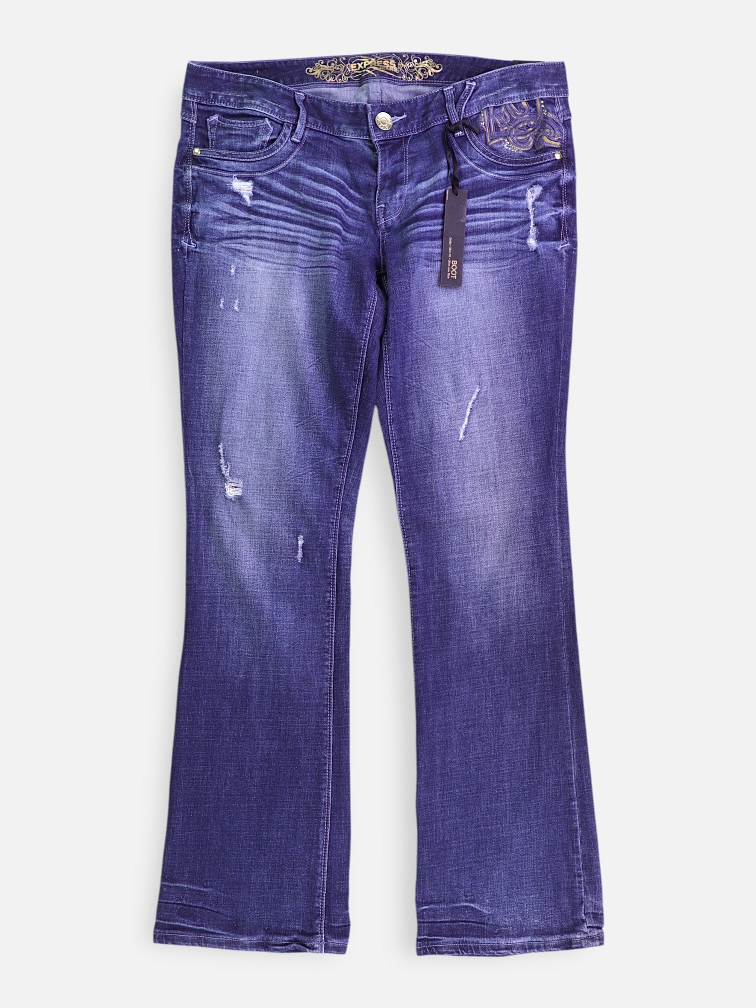 EXPRESS Jean Regular Fit Denim - Mujer - 12