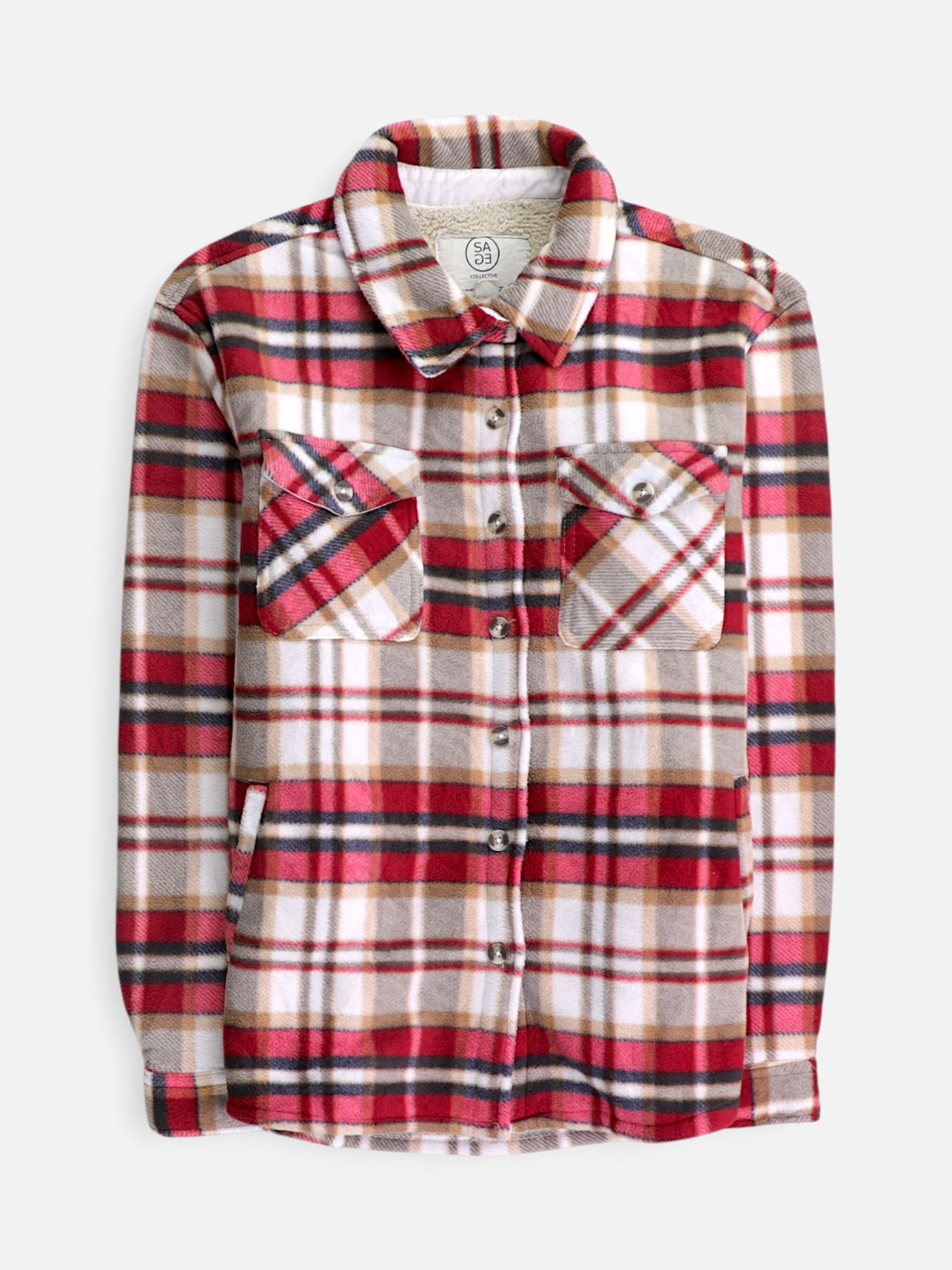 Chaqueta Sobrecamisa Plaid Types - Mujer - Large