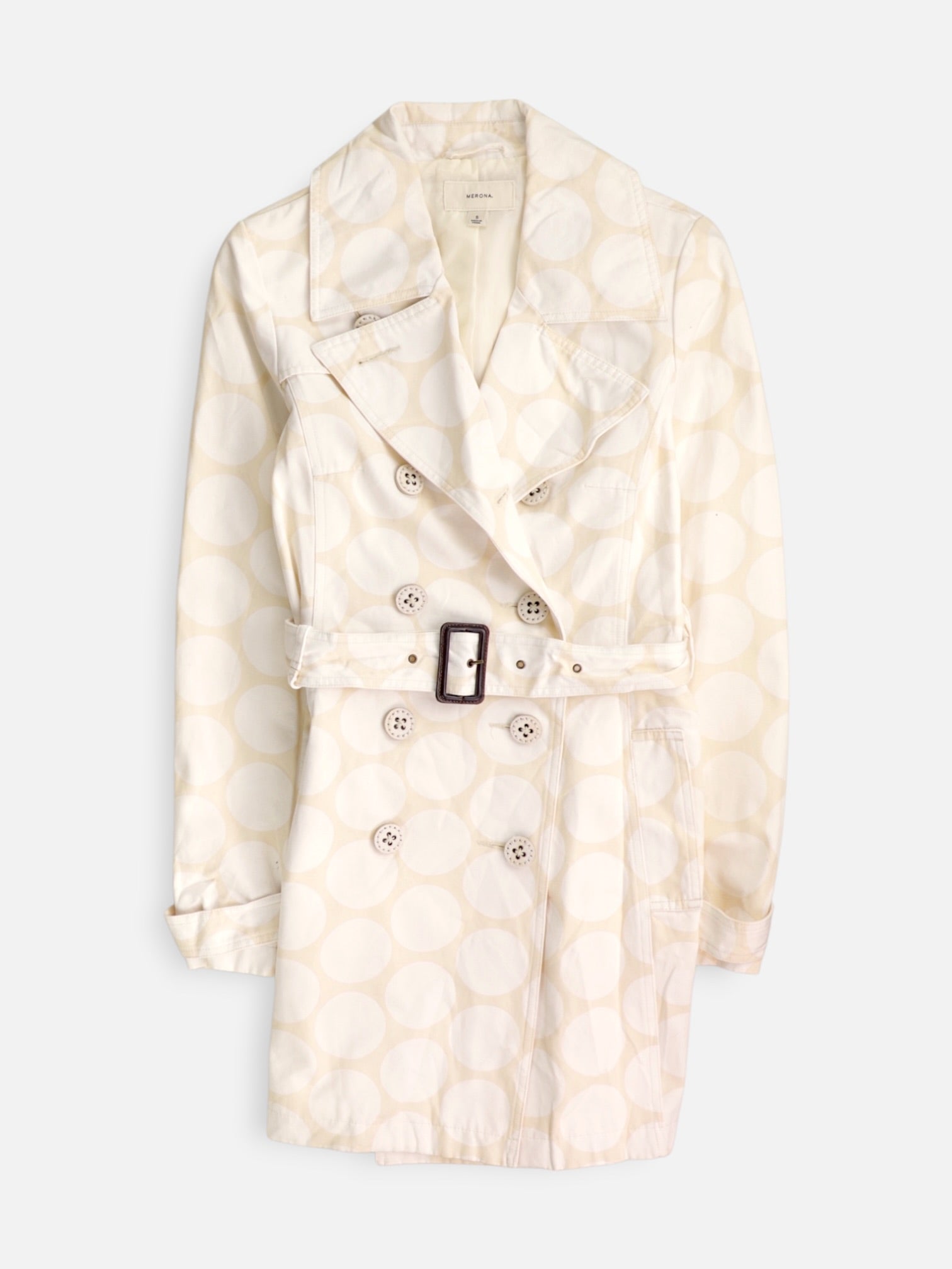 MERONA Abrigo Trench Coat Casual - Mujer - Small