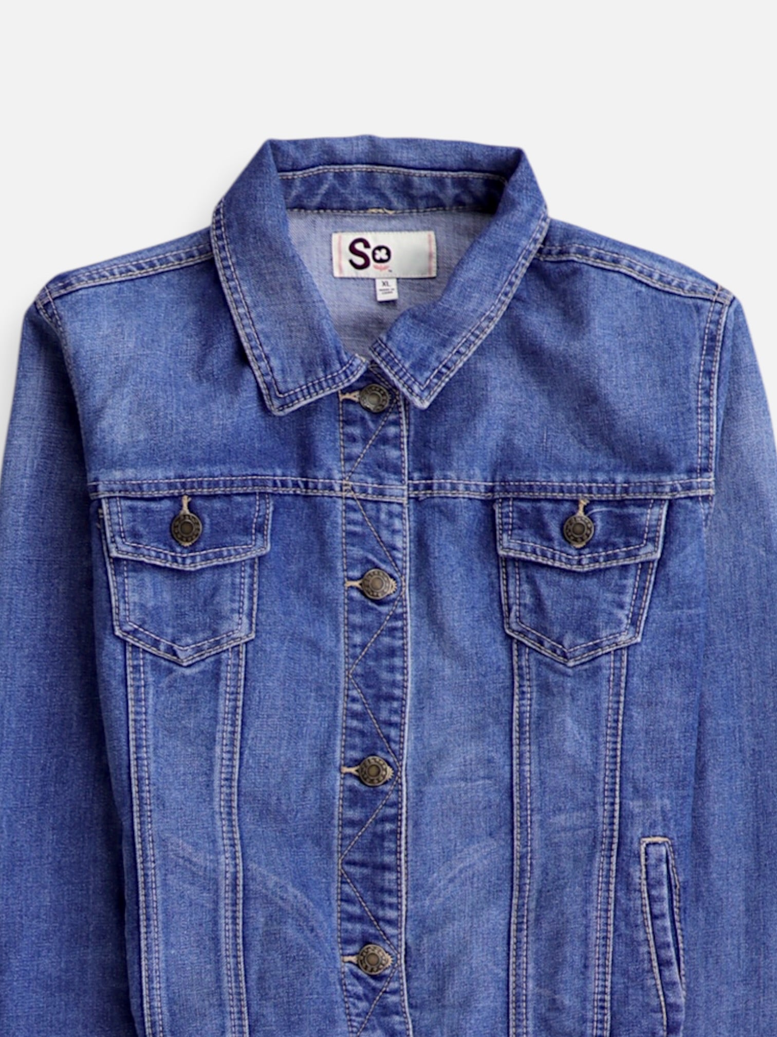 Chaqueta Denim  Basic - Mujer - XL