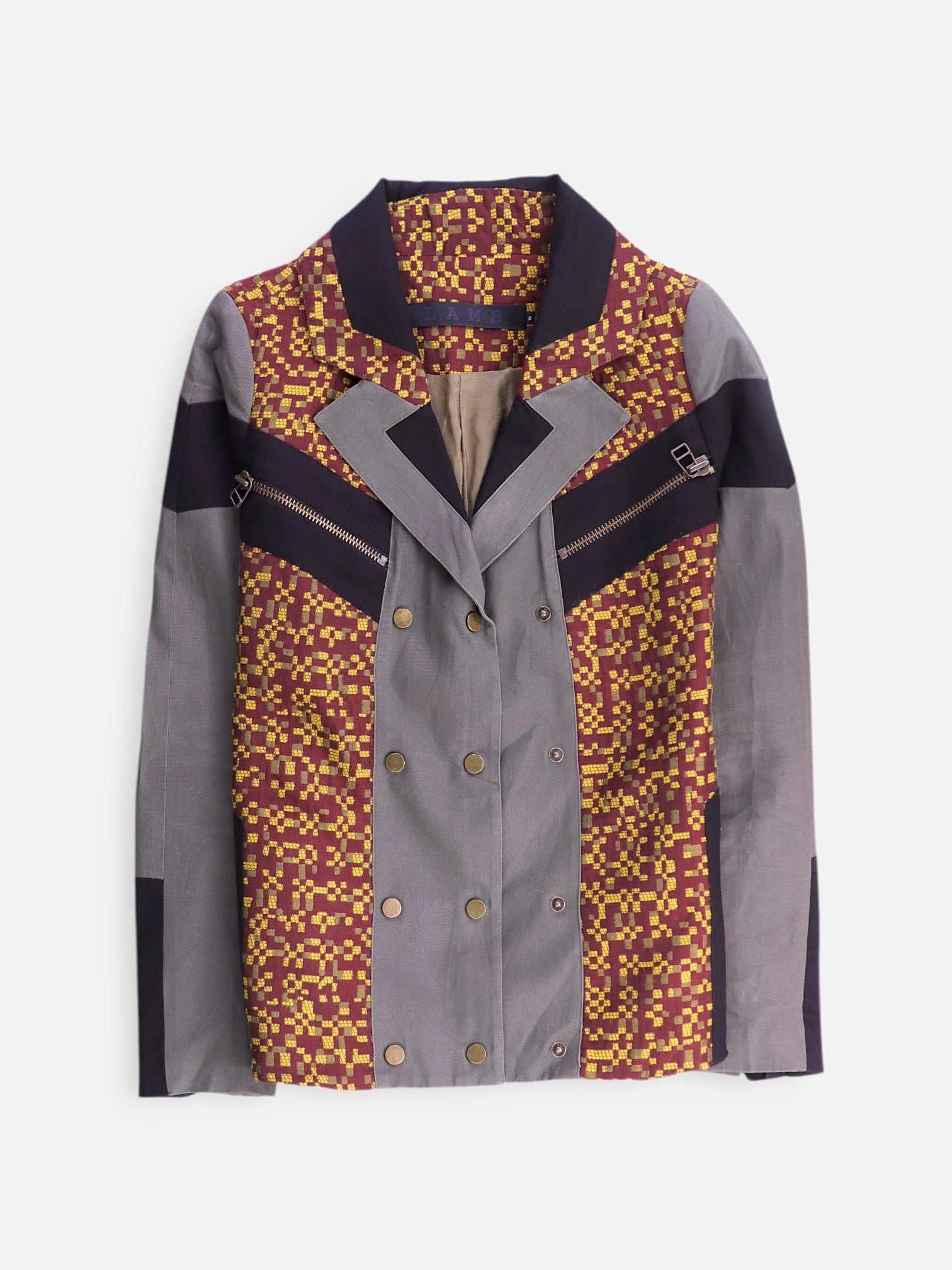 Chaqueta Retro Color Block - Hombre - 0