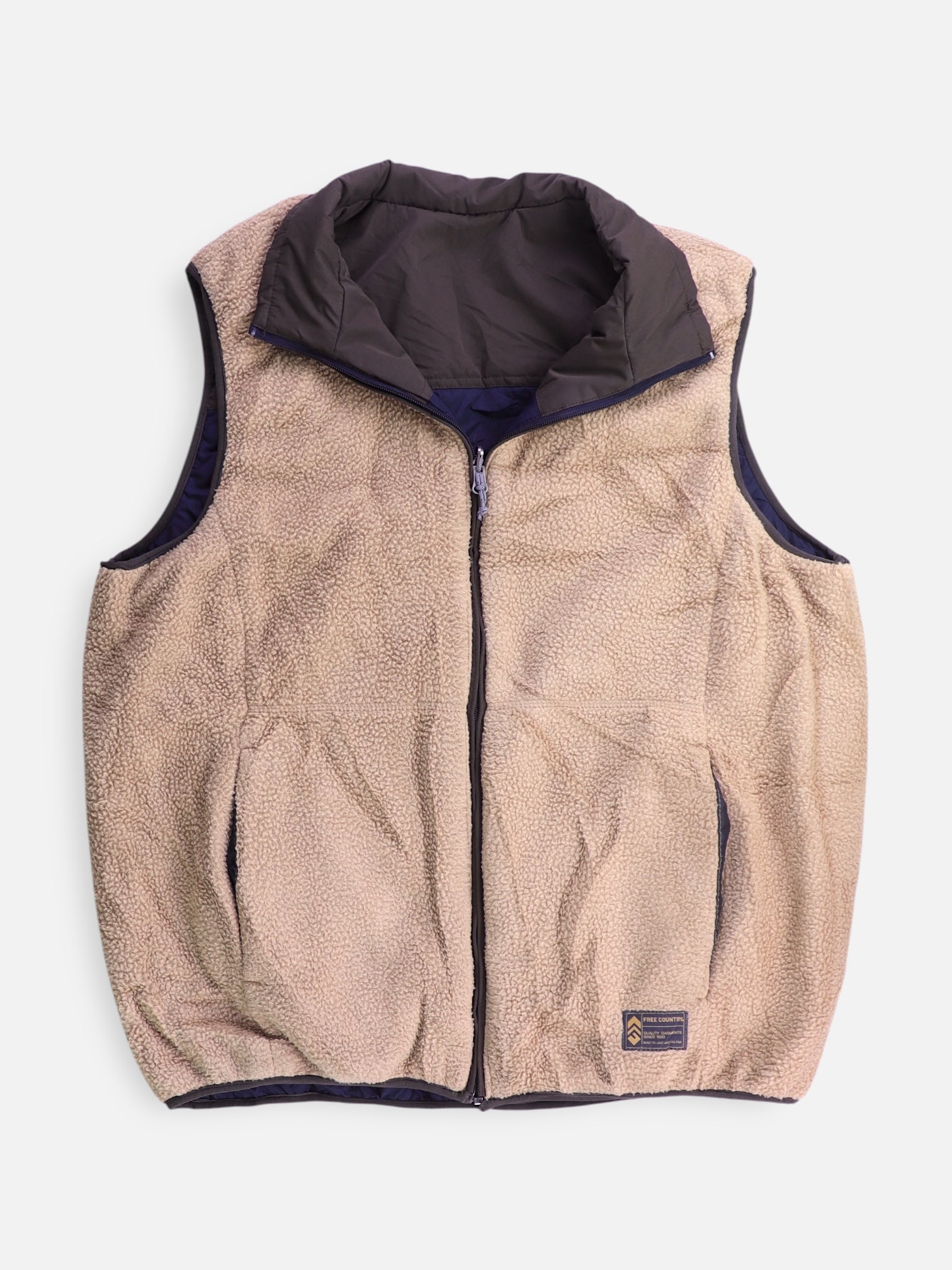FREE COUNTY Chaleco Reversible - Hombre - Large