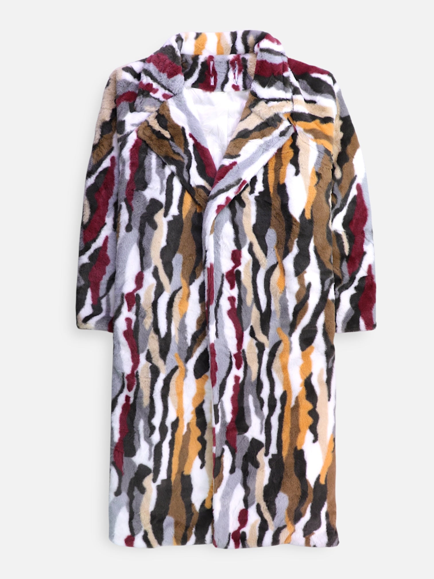 Abrigo Casual Color Block - Mujer - XL