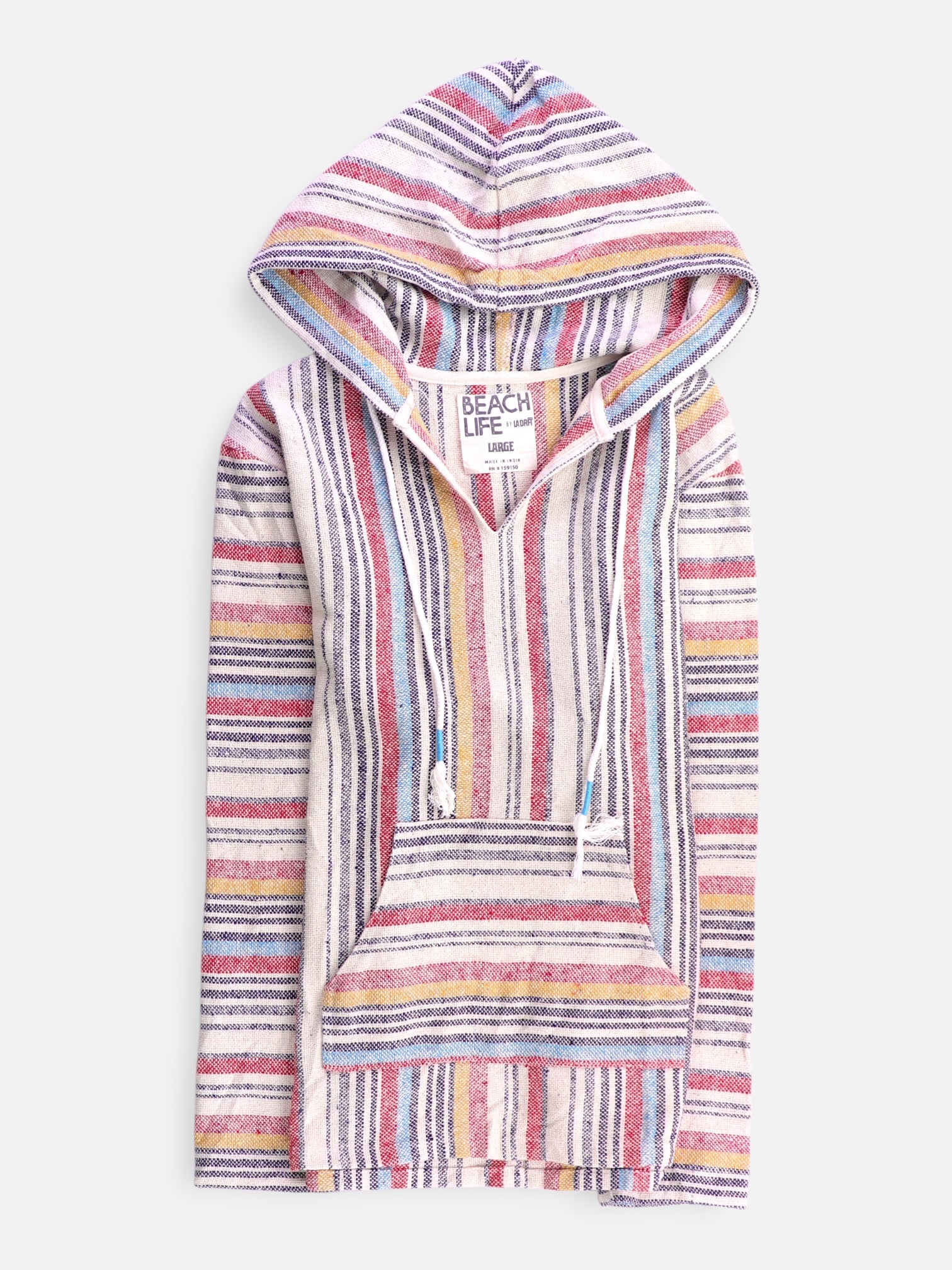 Sudadera Hoodie Color Block - Hombre - Large