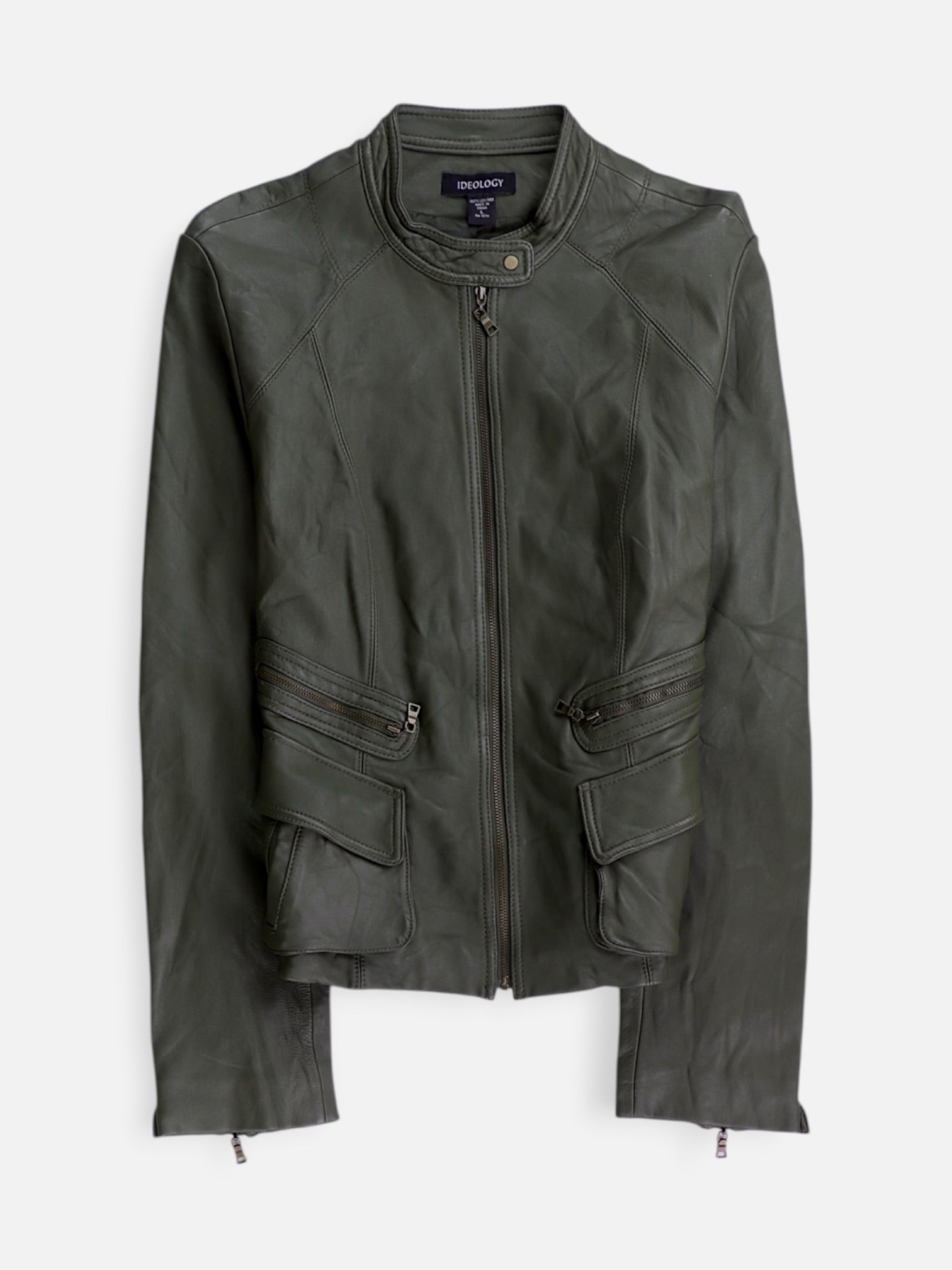 Chaqueta Casual Cuero - Hombre - Large