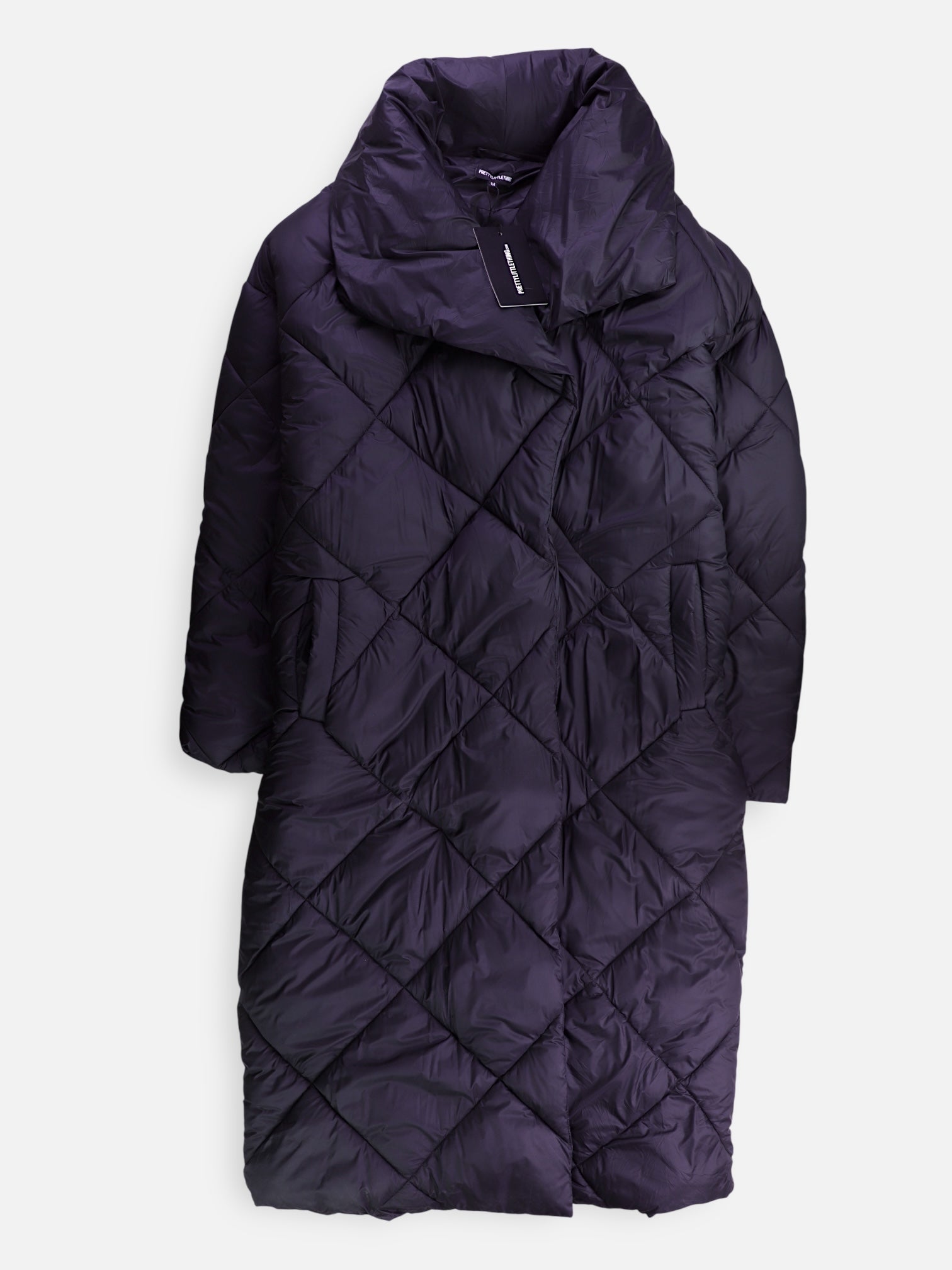 PRETTY LITTLE THINGS Abrigo Impermeable Puffer - Mujer - Medium