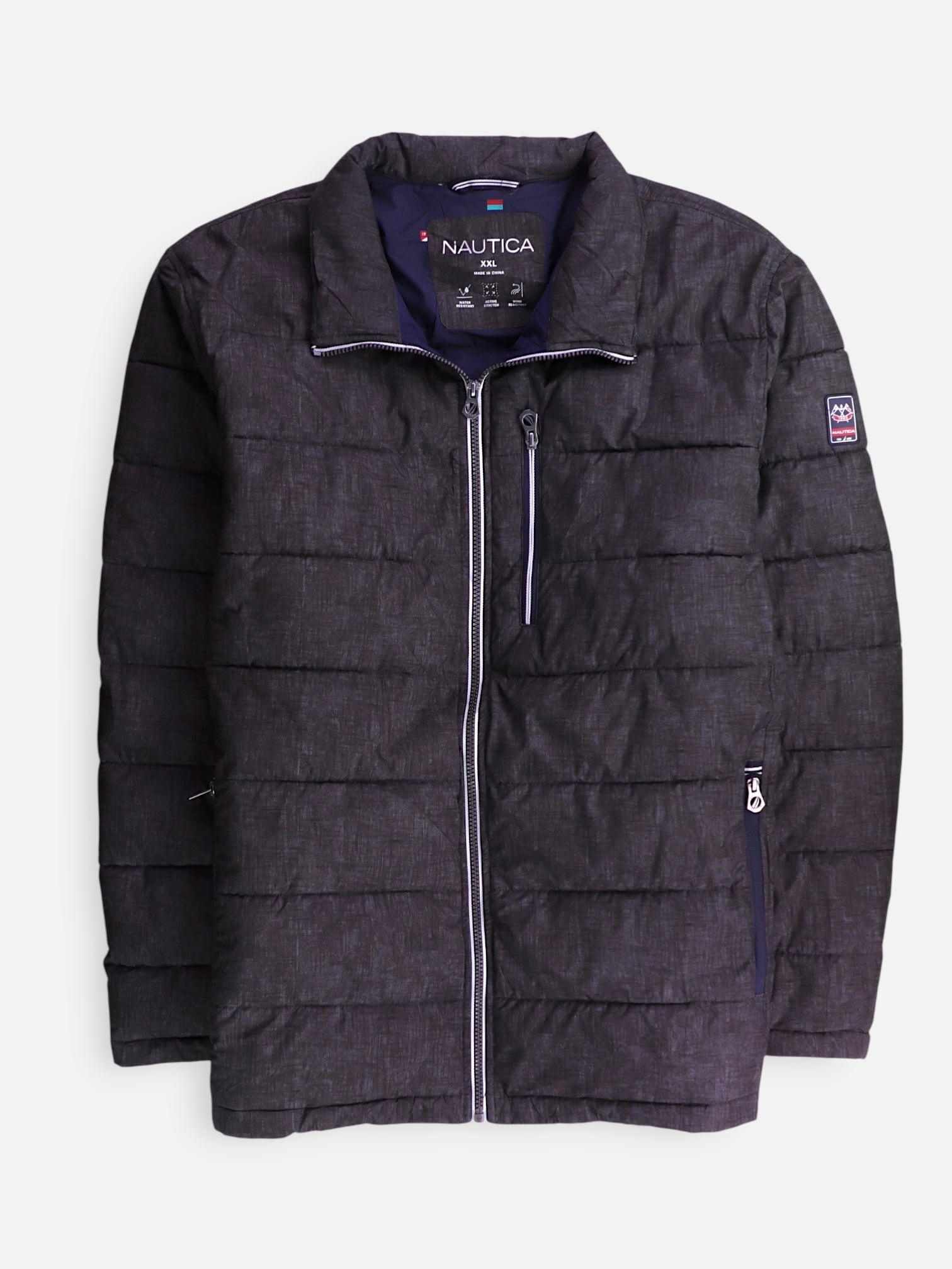 Nautica Chaqueta Puffer Impermeable - Hombre - 2XL