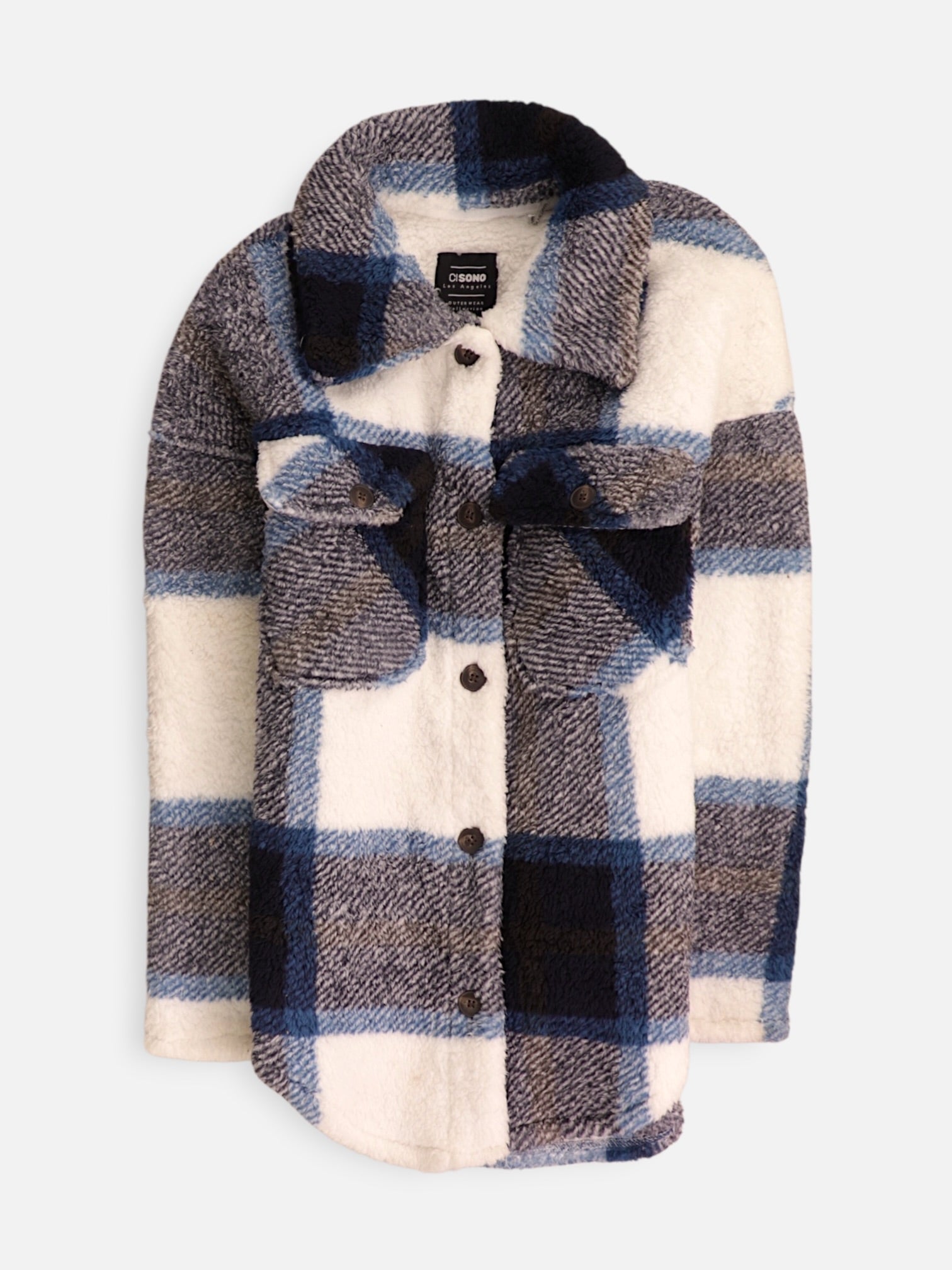 Chaqueta Sobrecamisa Teddy - Mujer - Small