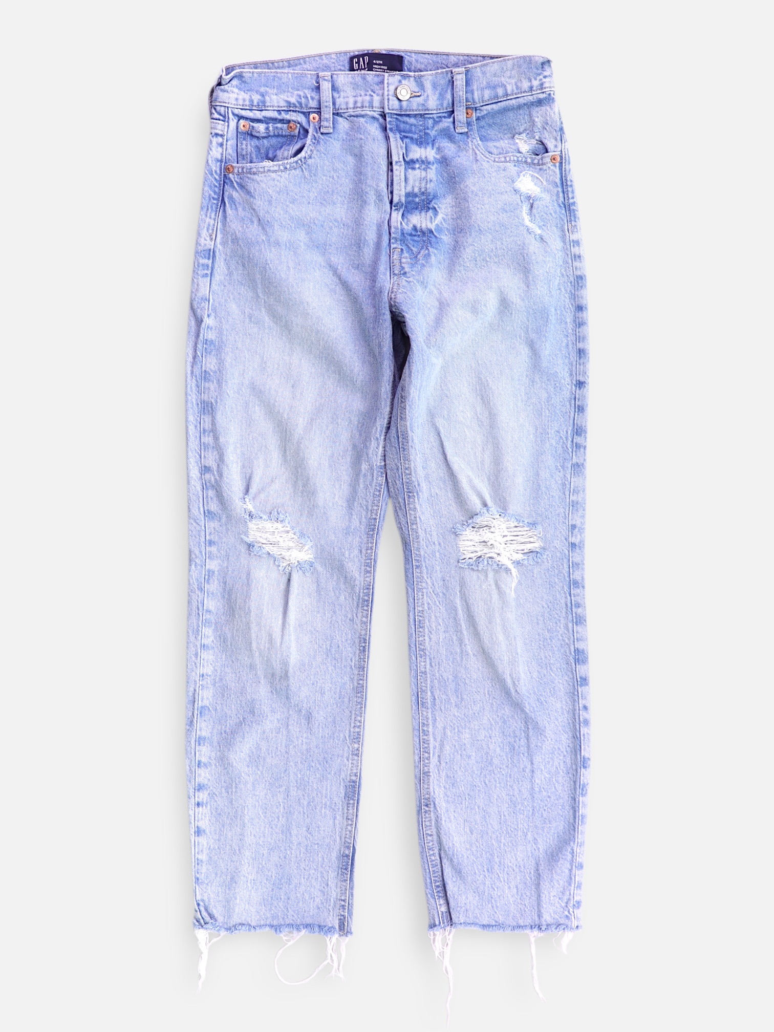 GAP Jean High Rise Straight Denim - Mujer - 4/27R